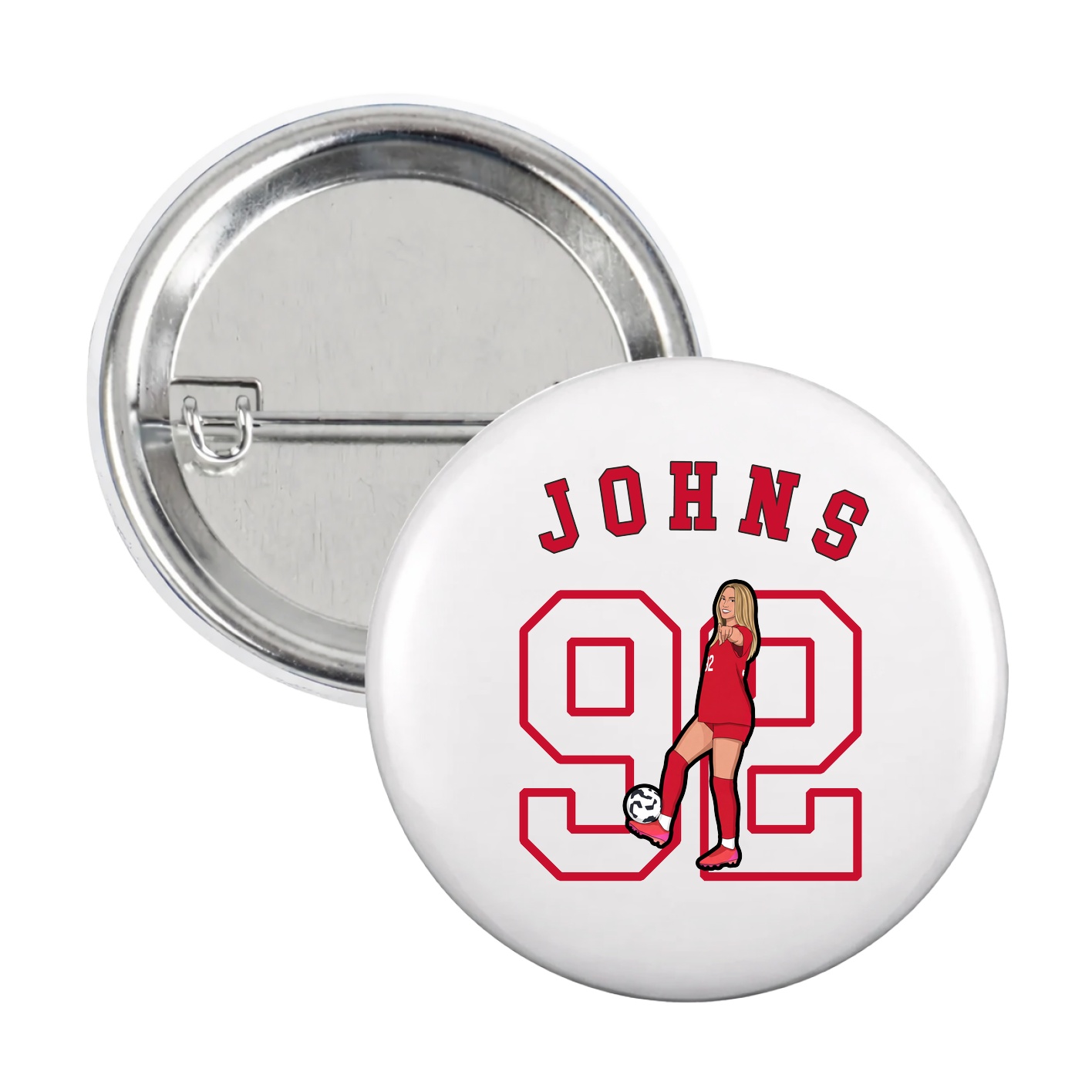 Game Day Button — Shirsey Arch in White