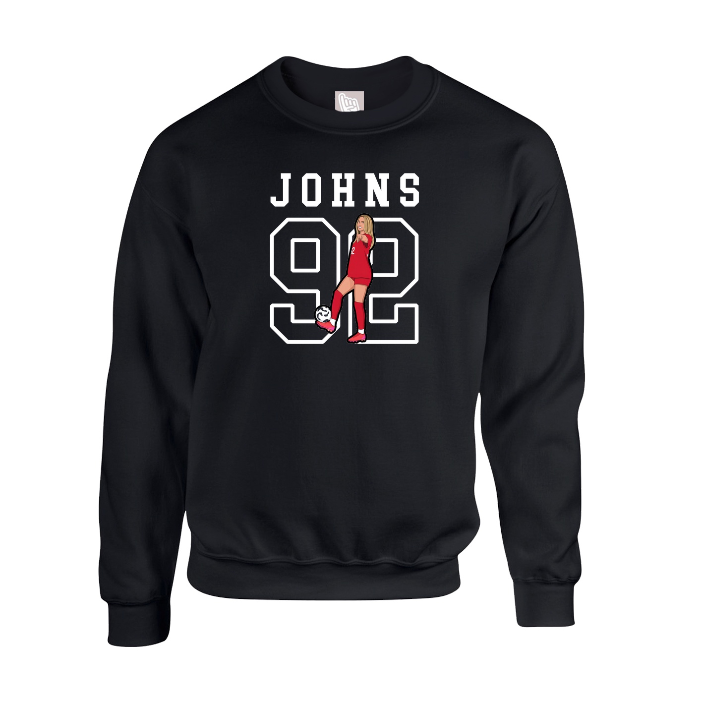 Fleece Crew — Shirsey in Black
