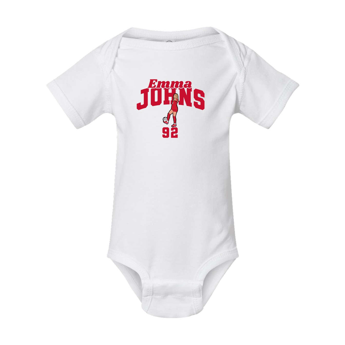 Baby Onesie — Signature Arch in White