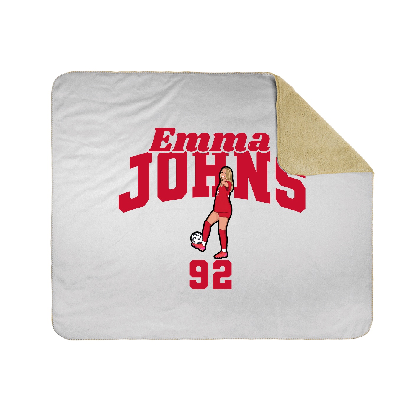 Throw Blanket — Signature Arch in White