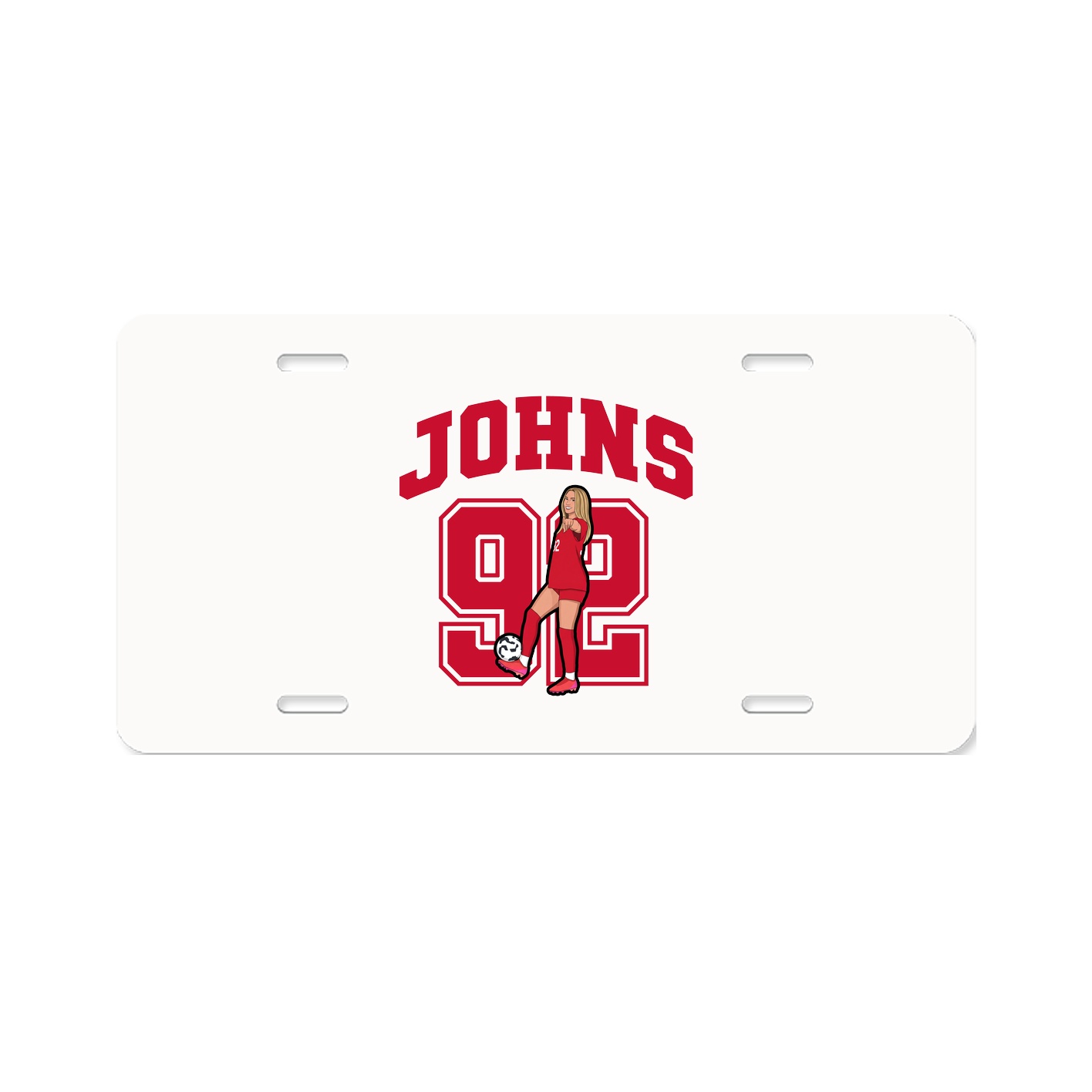 License Plate — Number in Classic