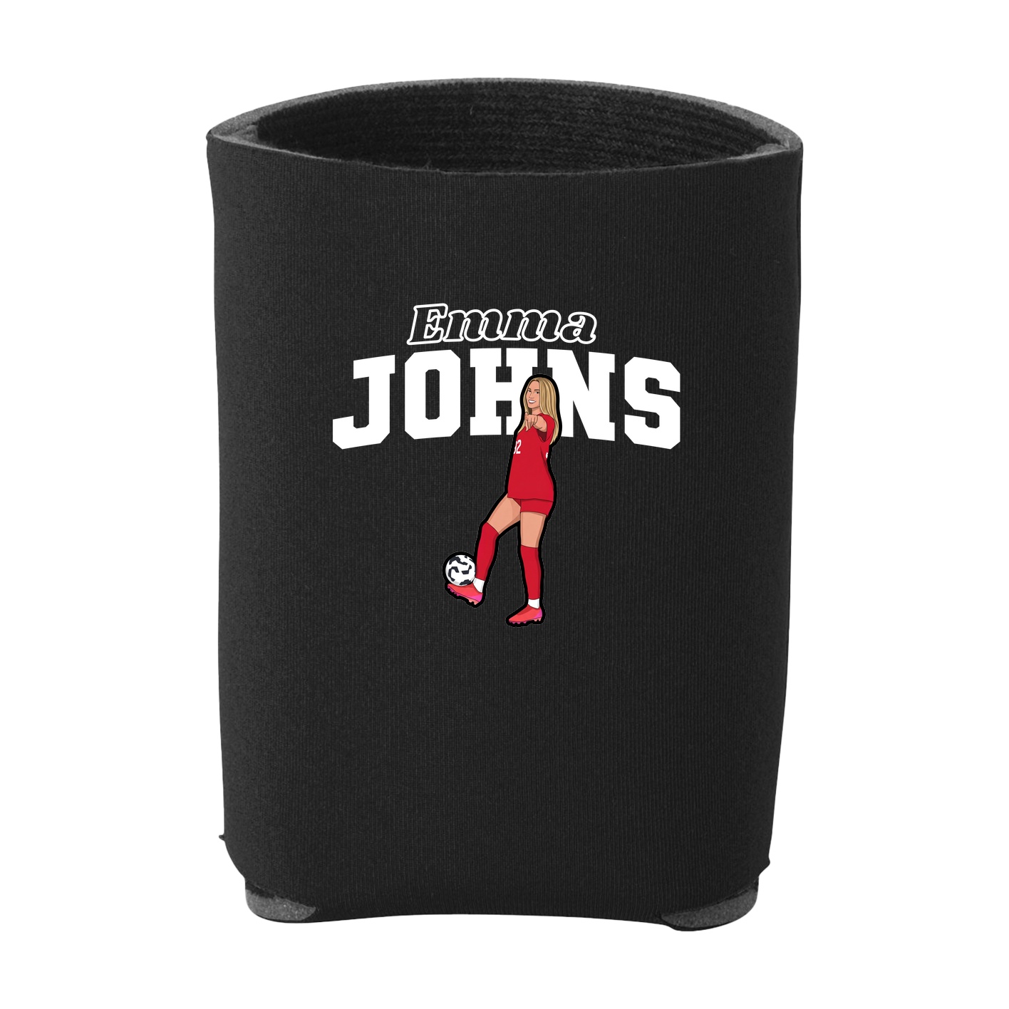 Can Holder — Name Arch in Black