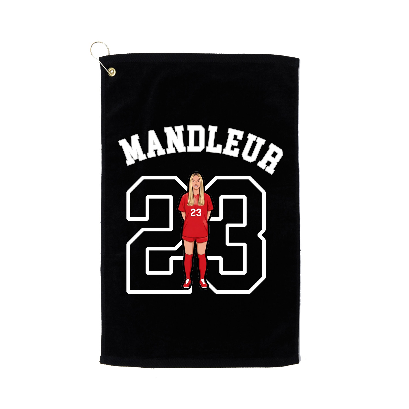 Golf Towel — Shirsey Arch in Black