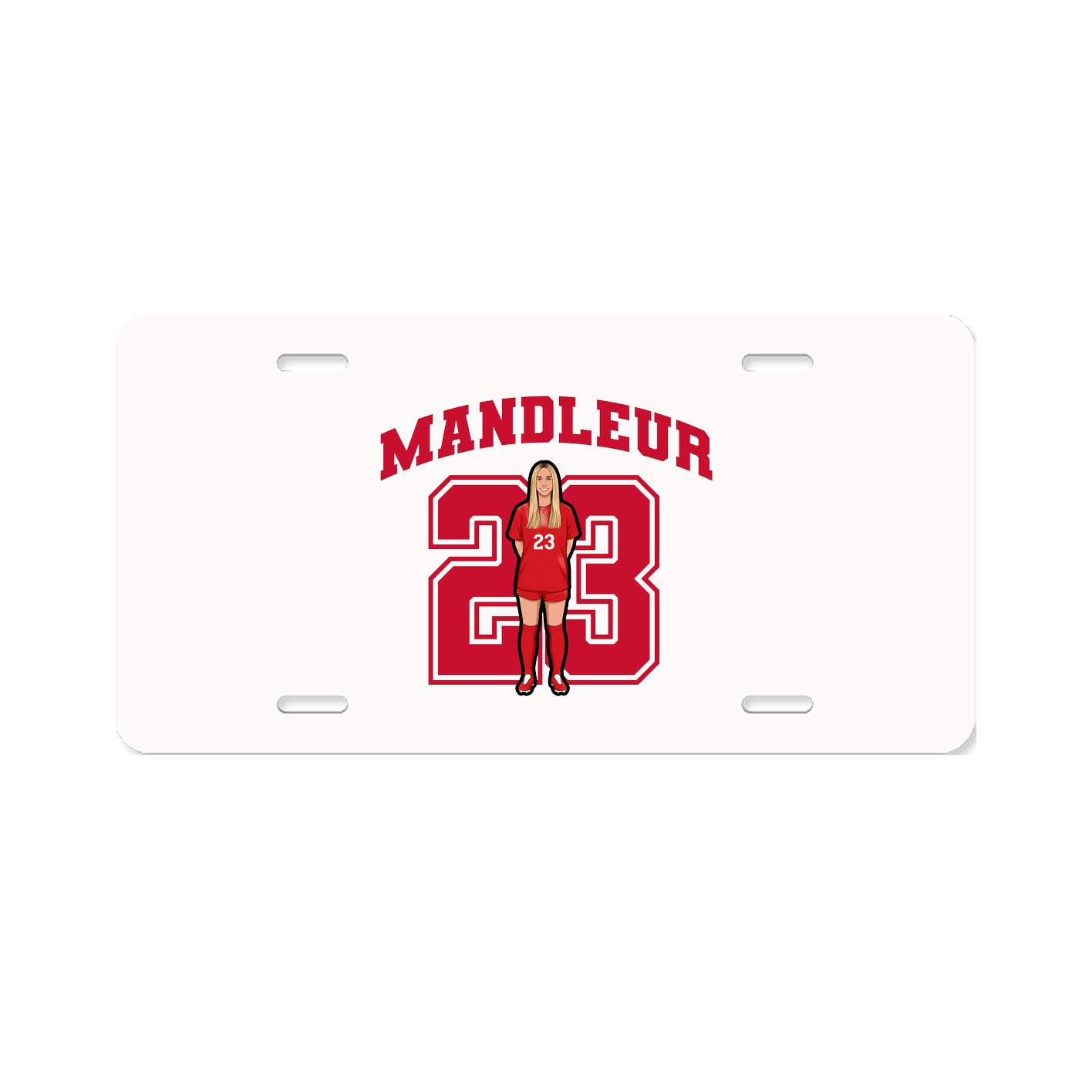 License Plate — Number in Classic