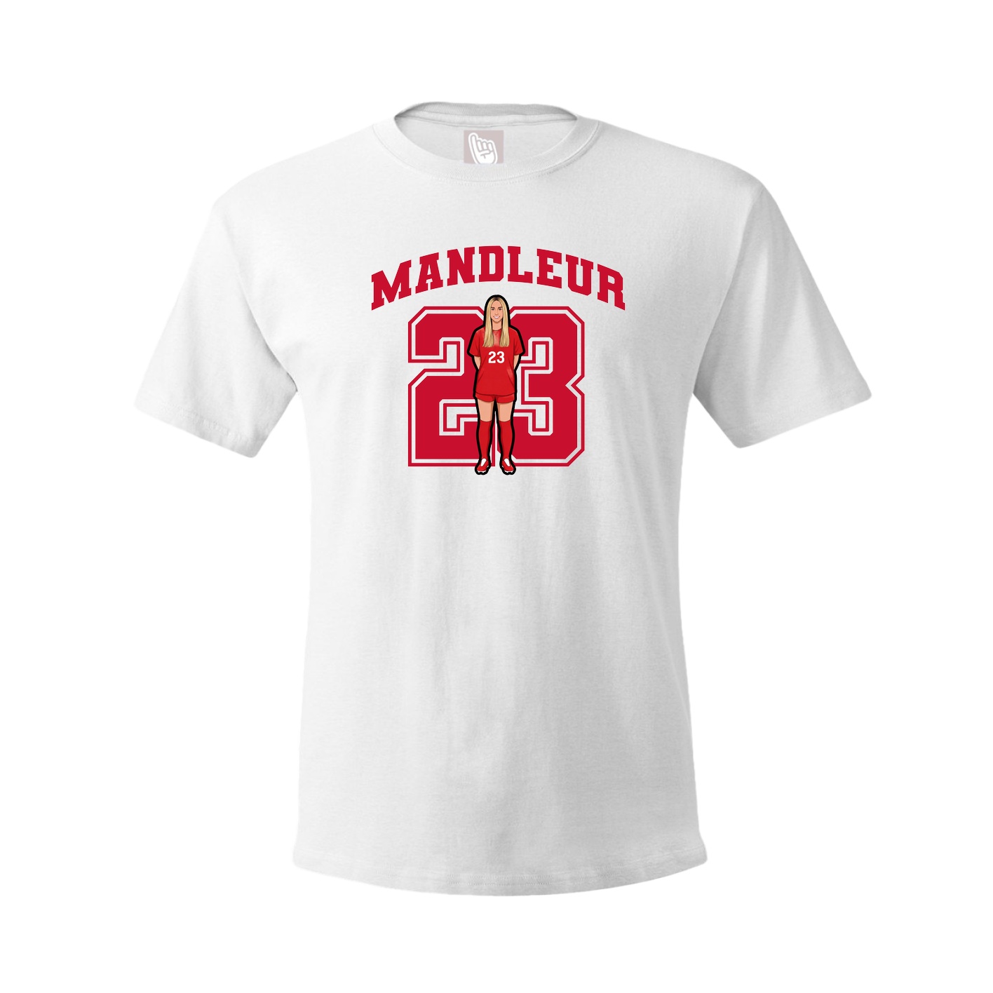 Tee — Number in White