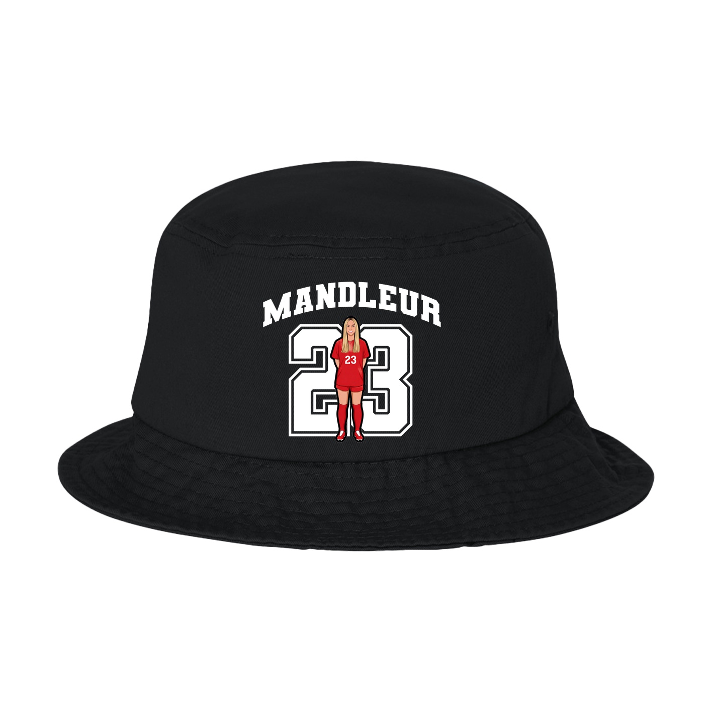 Bucket Cap — Number in Black