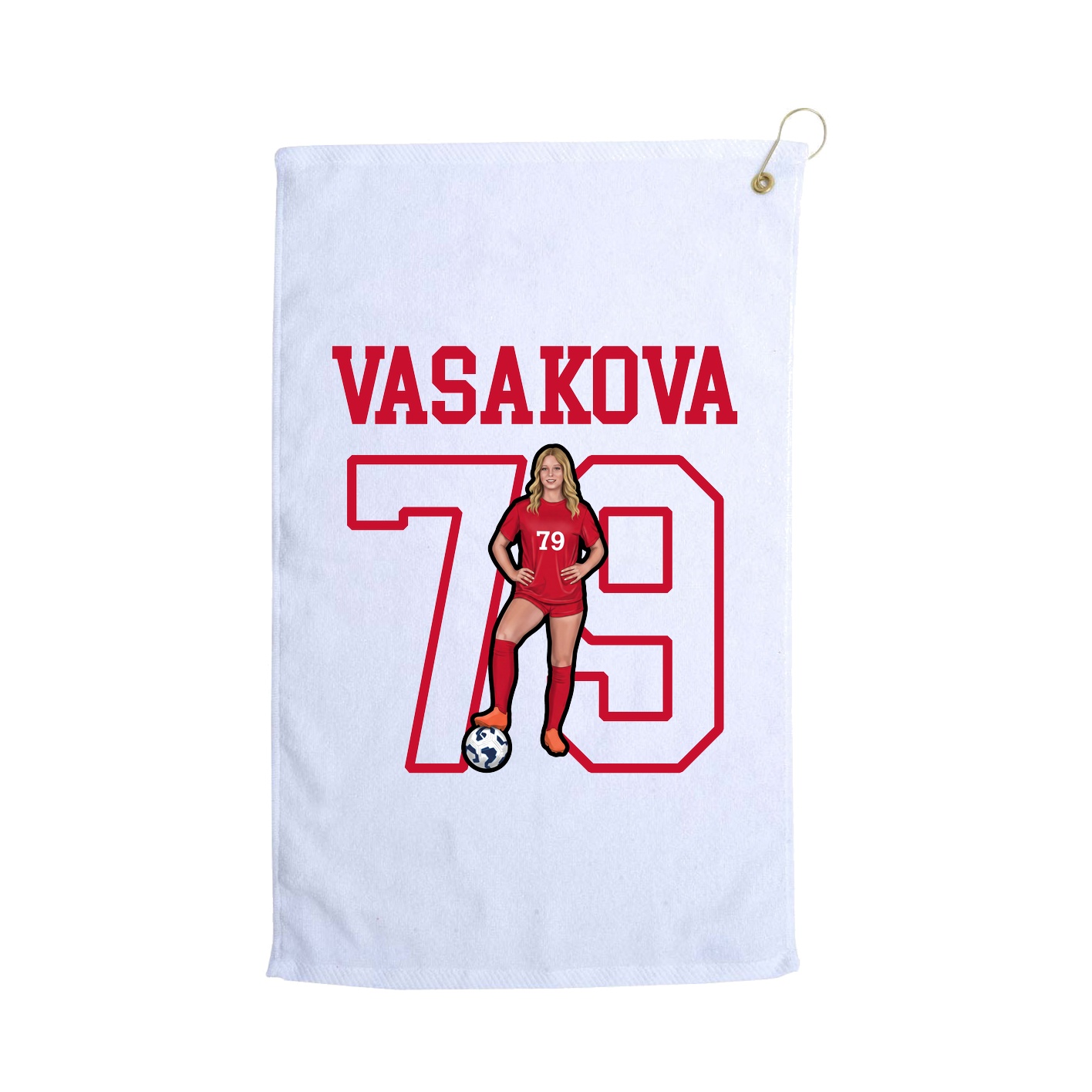 Golf Towel — Shirsey in White