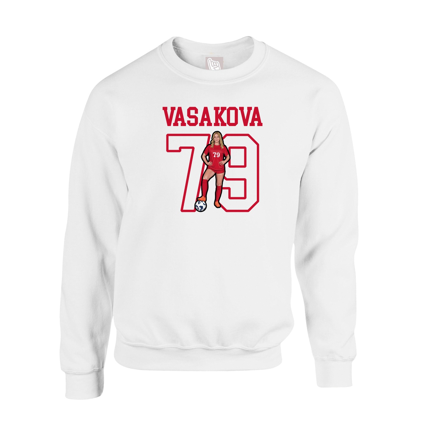 Fleece Crew — Shirsey in White
