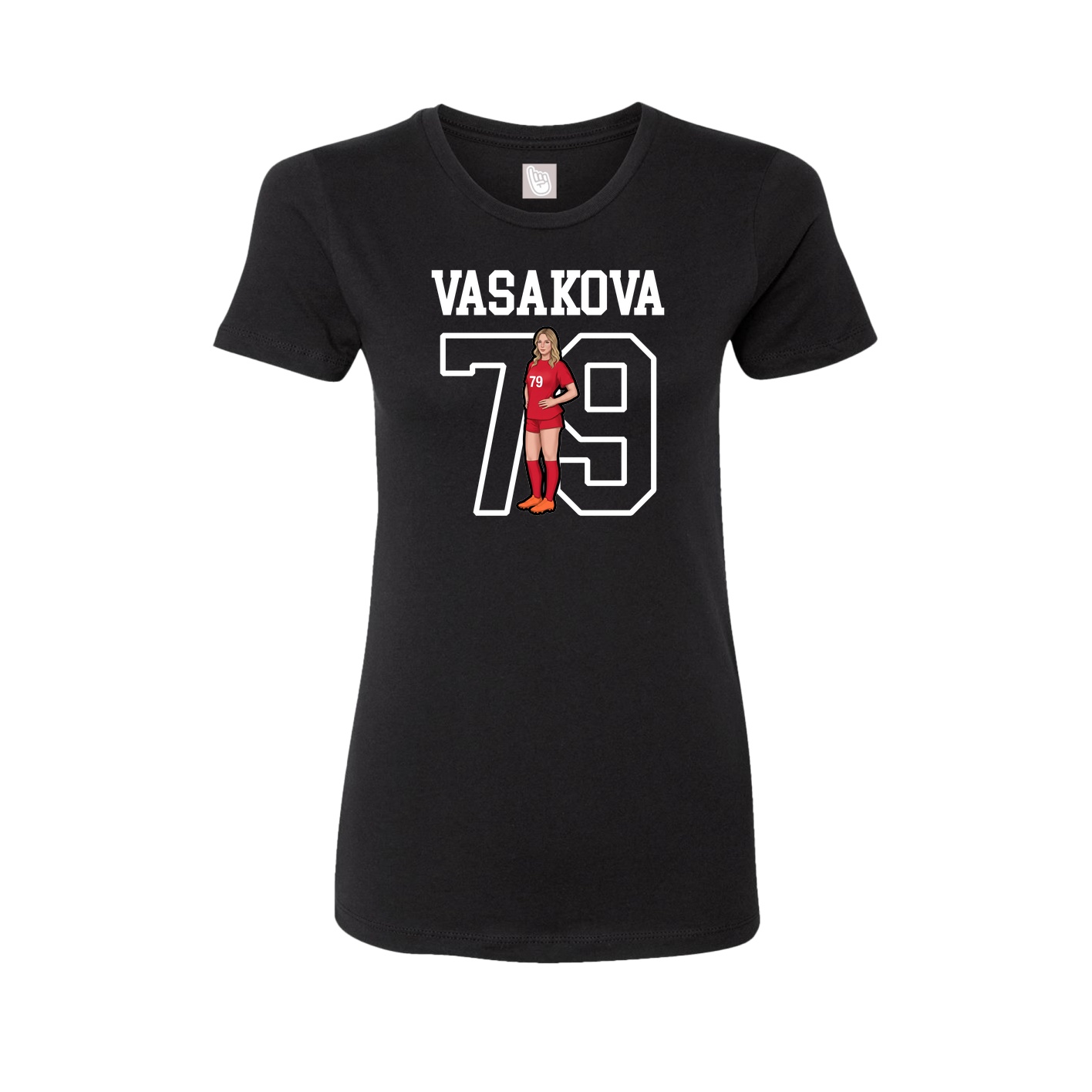Fitted Women's Tee — Shirsey in Black