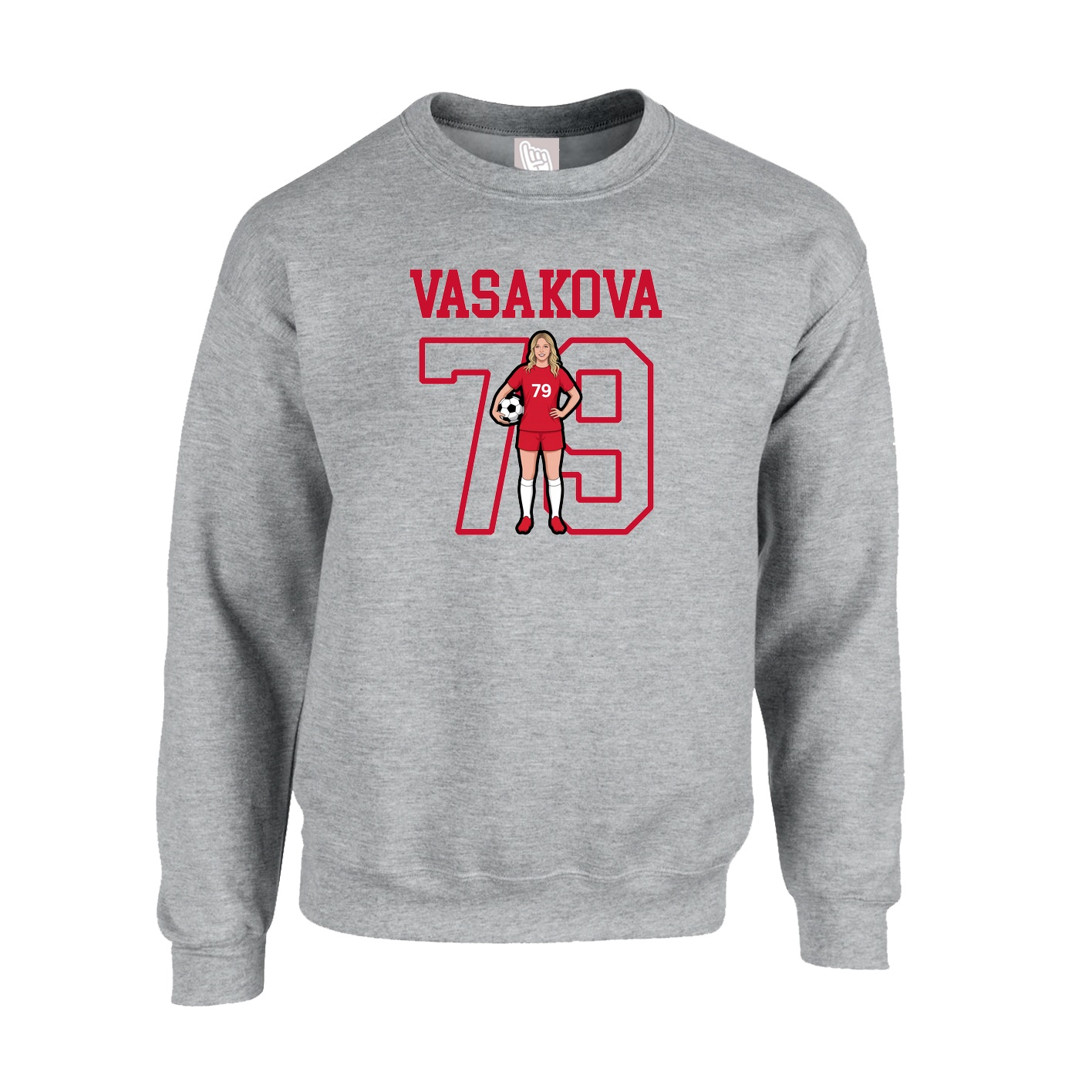 Fleece Crew — Shirsey in Grey
