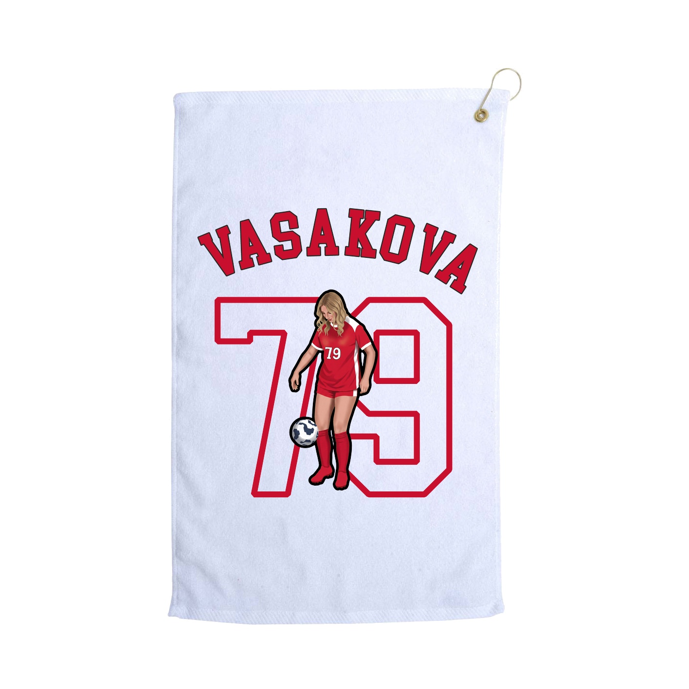 Golf Towel — Shirsey Arch in White