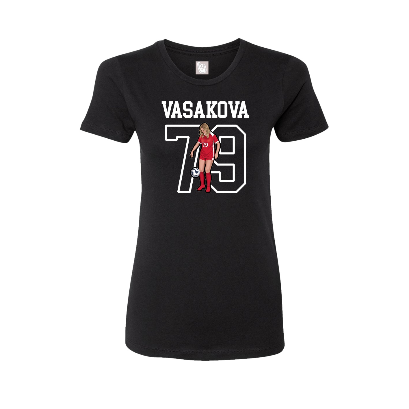 Fitted Women's Tee — Shirsey in Black