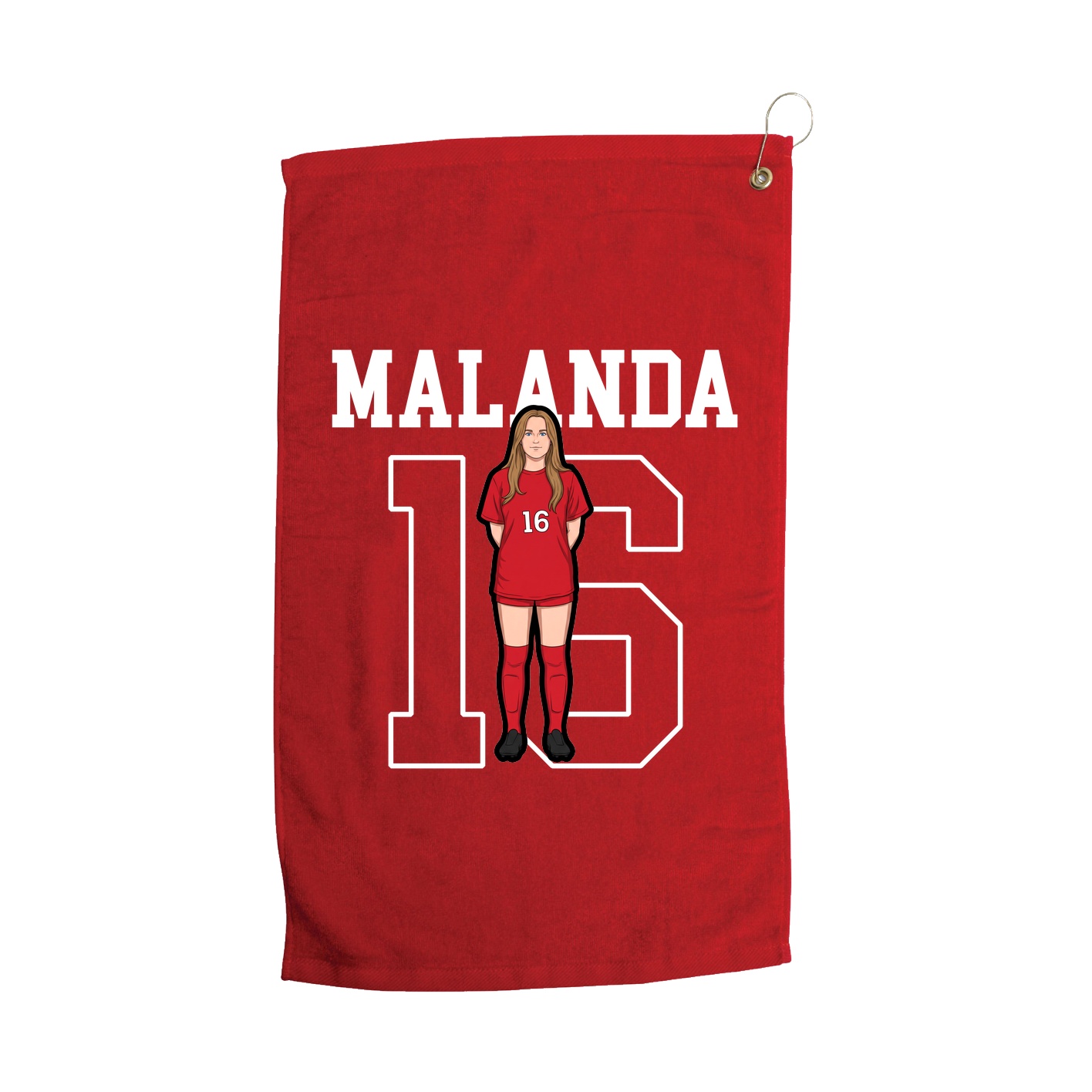 Golf Towel — Shirsey in Red