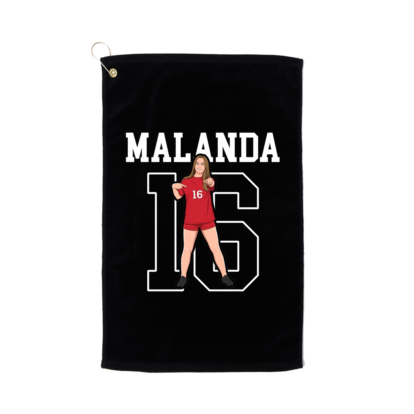 Golf Towel — Shirsey in Black