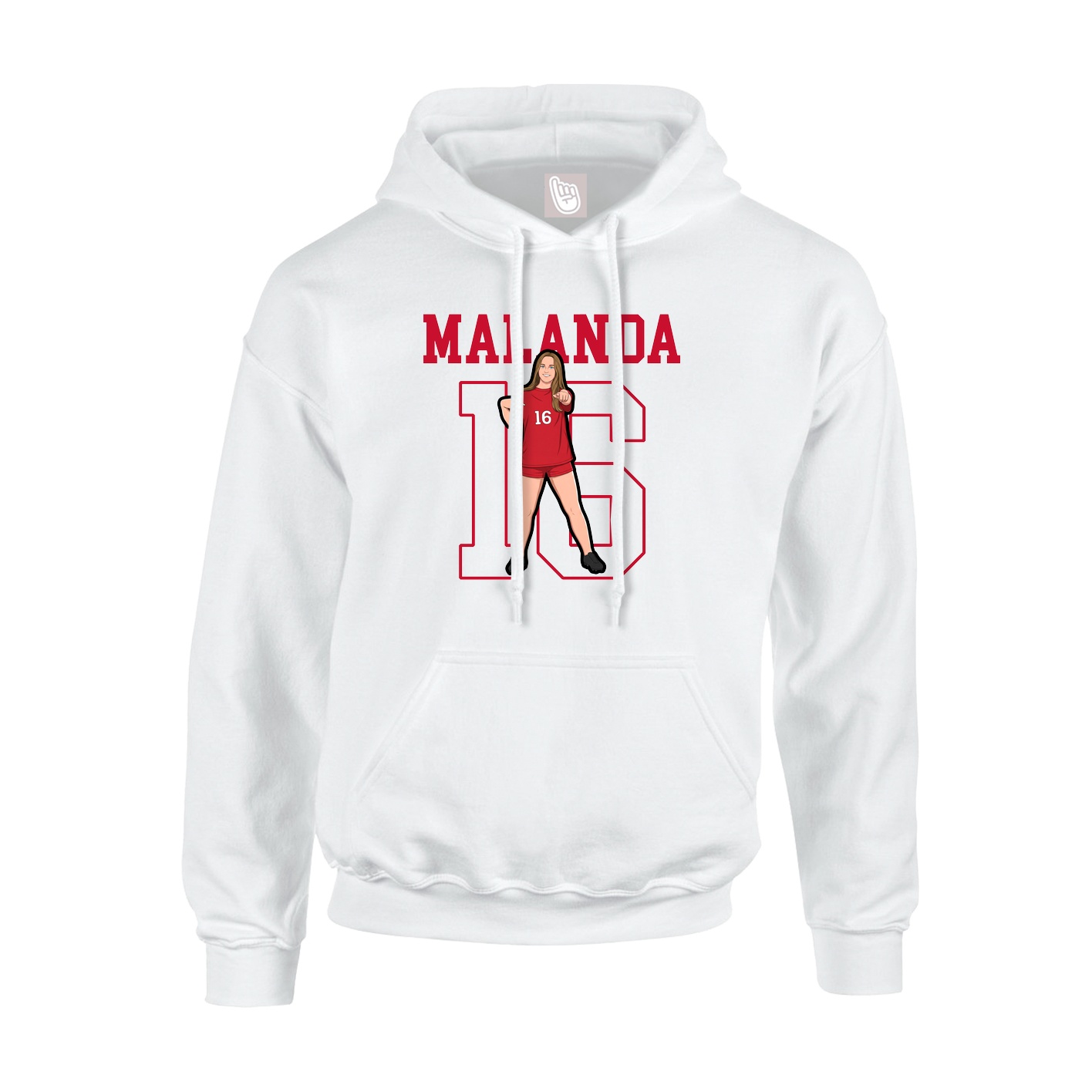 Youth Hoodie — Shirsey in White