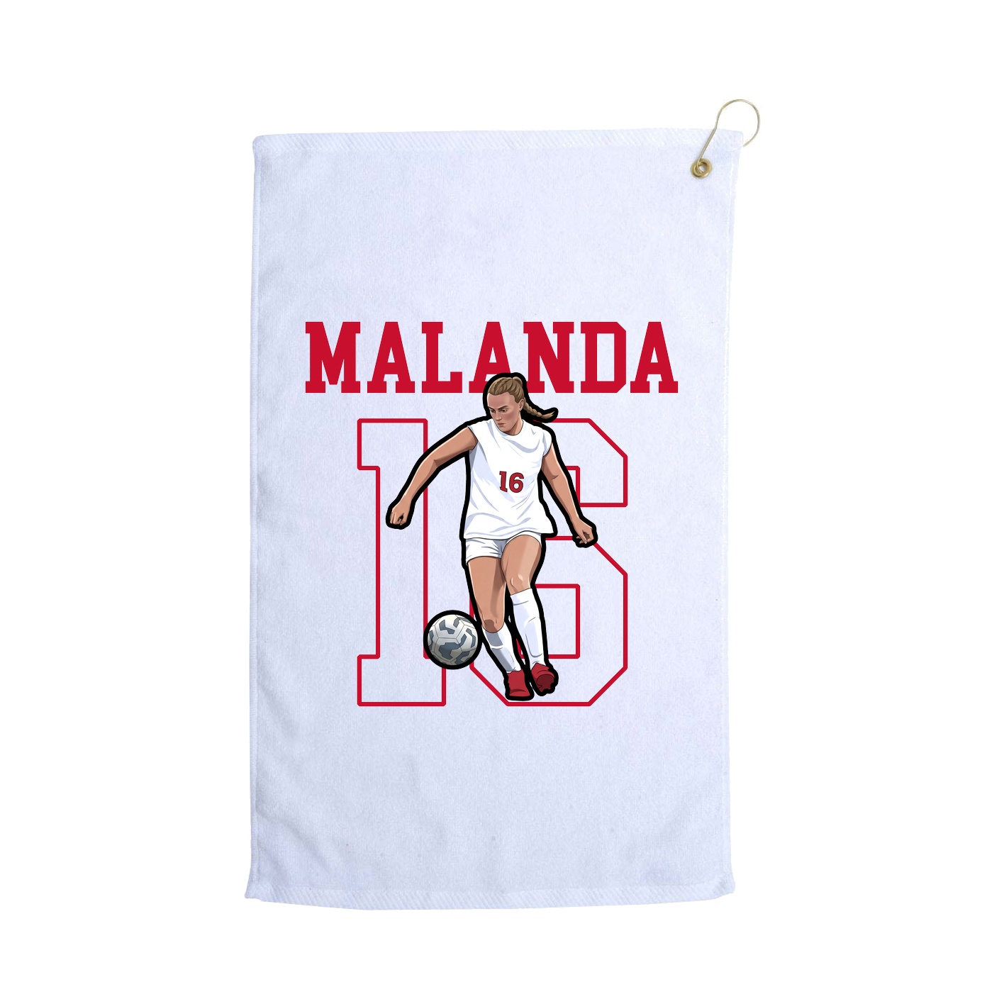 Golf Towel — Shirsey in White