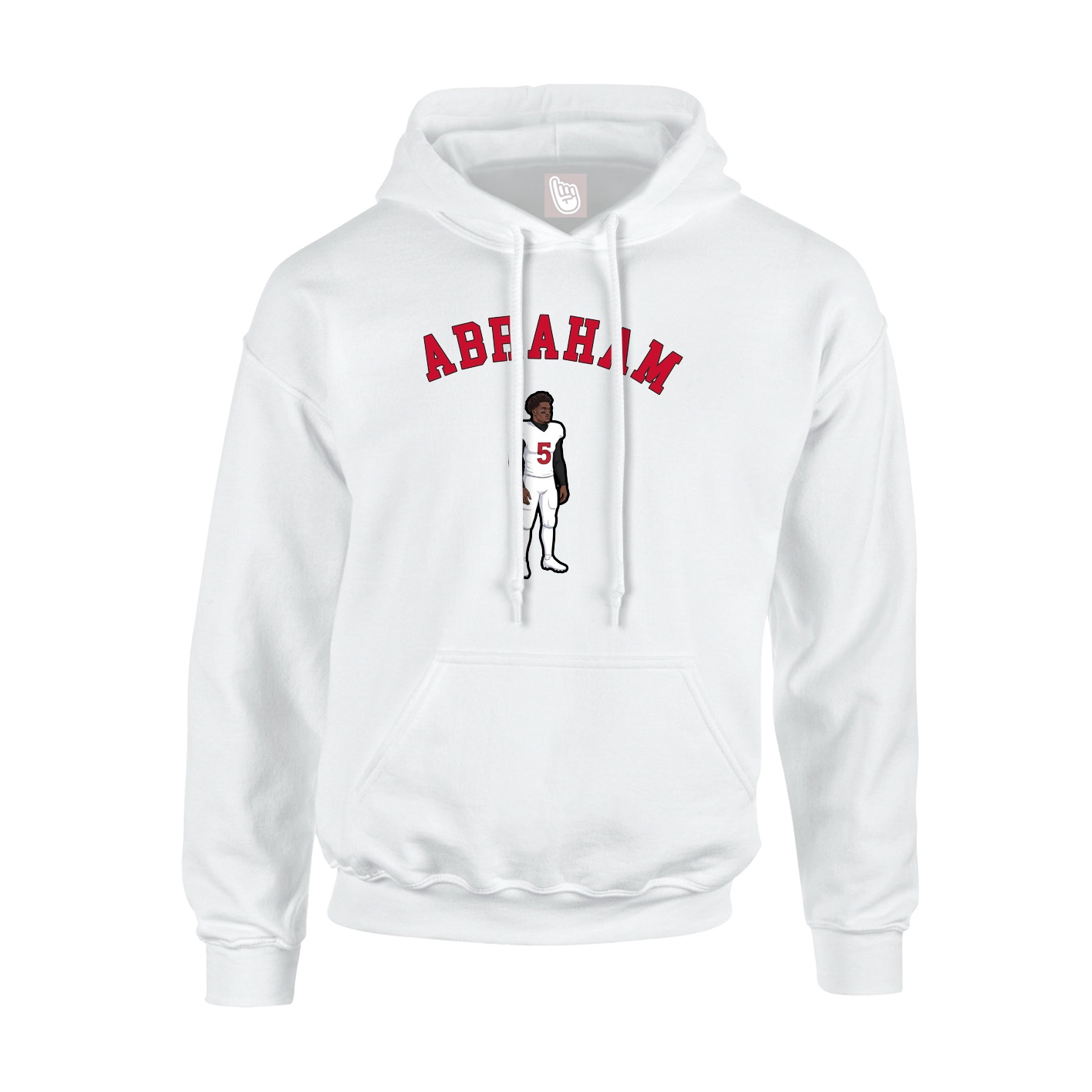 Hoodie — Shirsey Arch in White