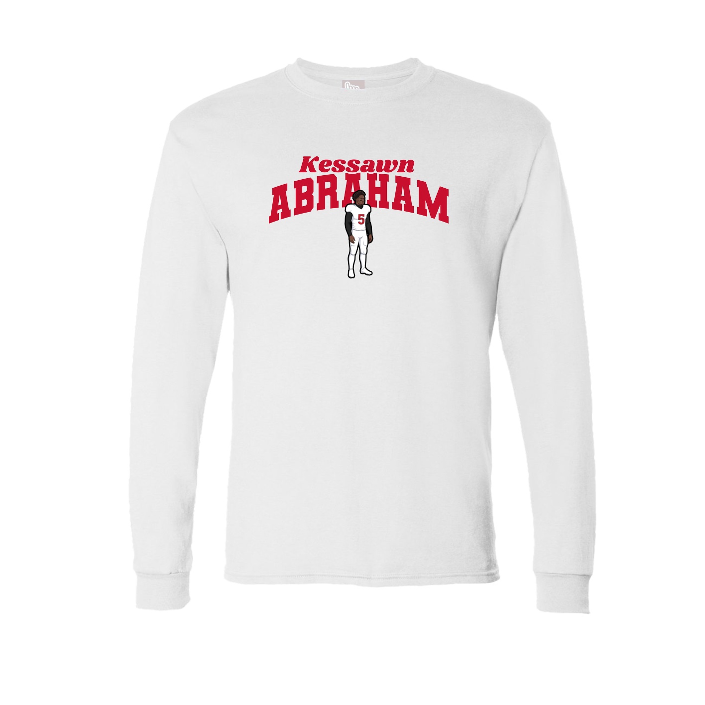 Long Sleeve Tee — Signature Arch in White