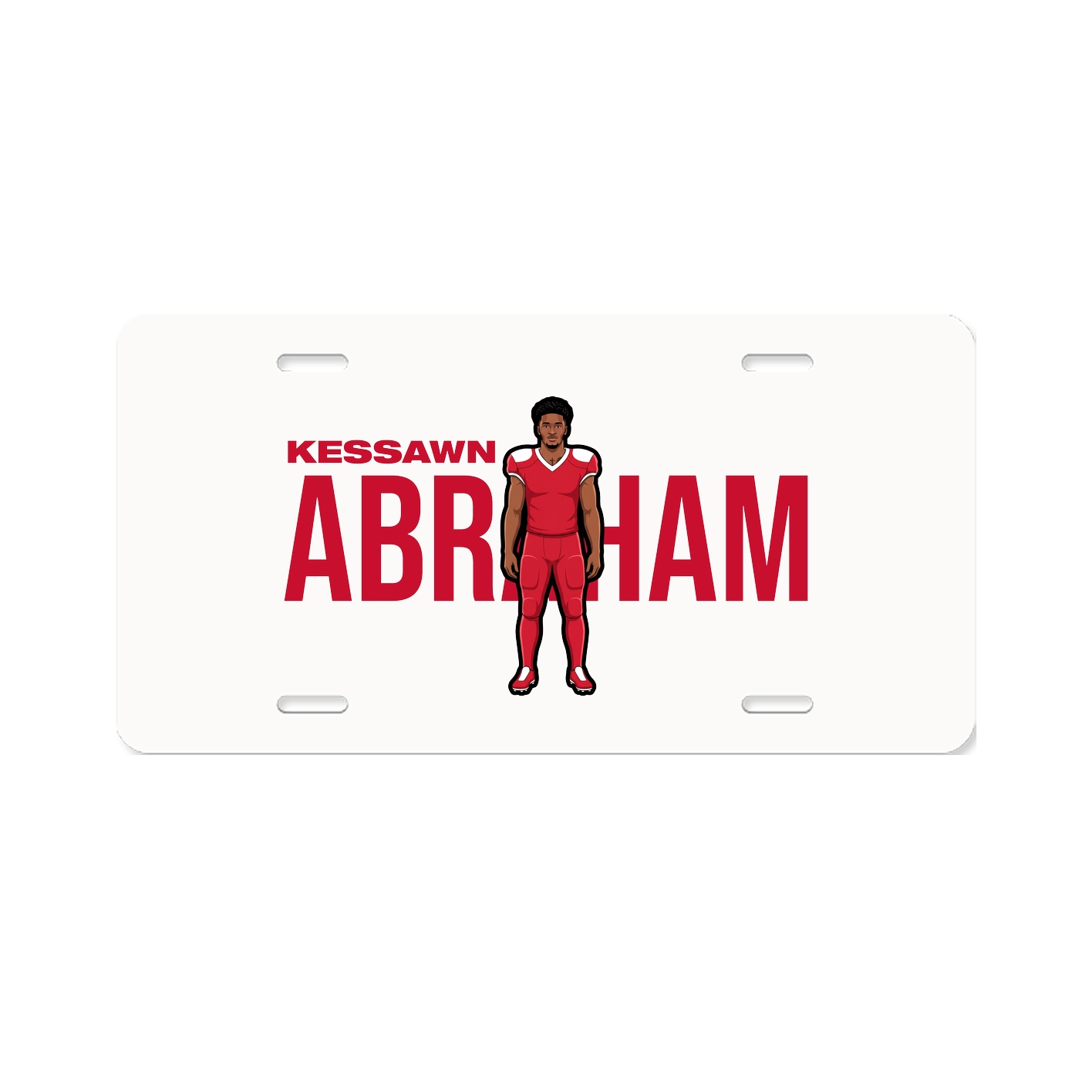 License Plate — Player Name in Classic