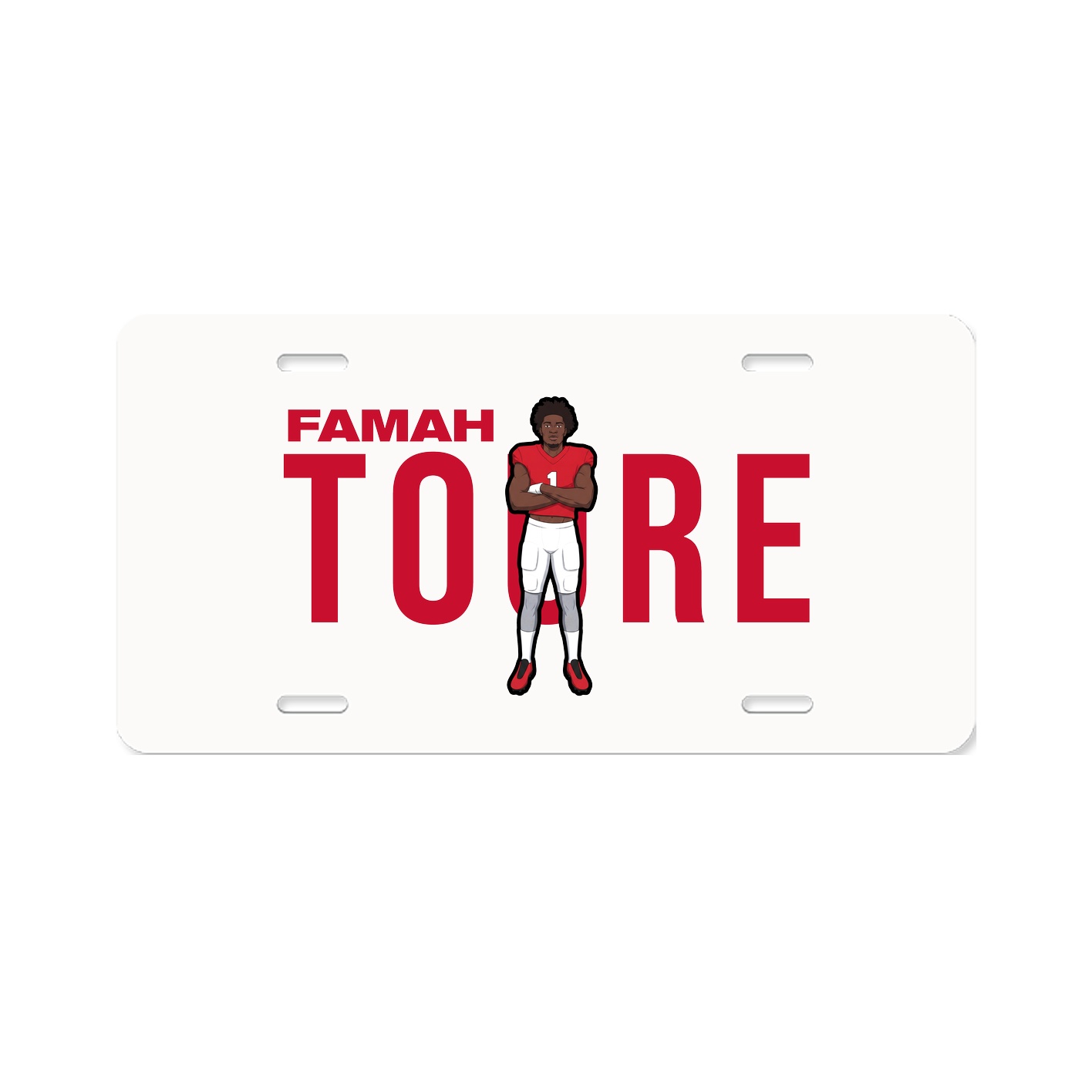 License Plate — Player Name in Classic