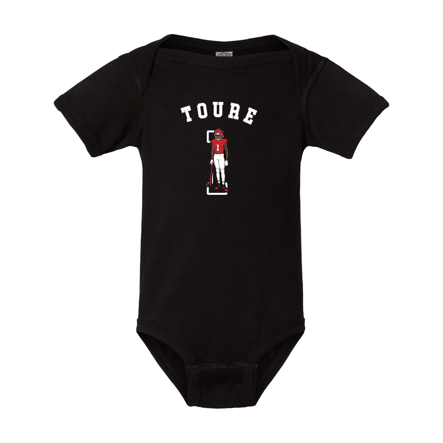 Baby Onesie — Shirsey Arch in Black