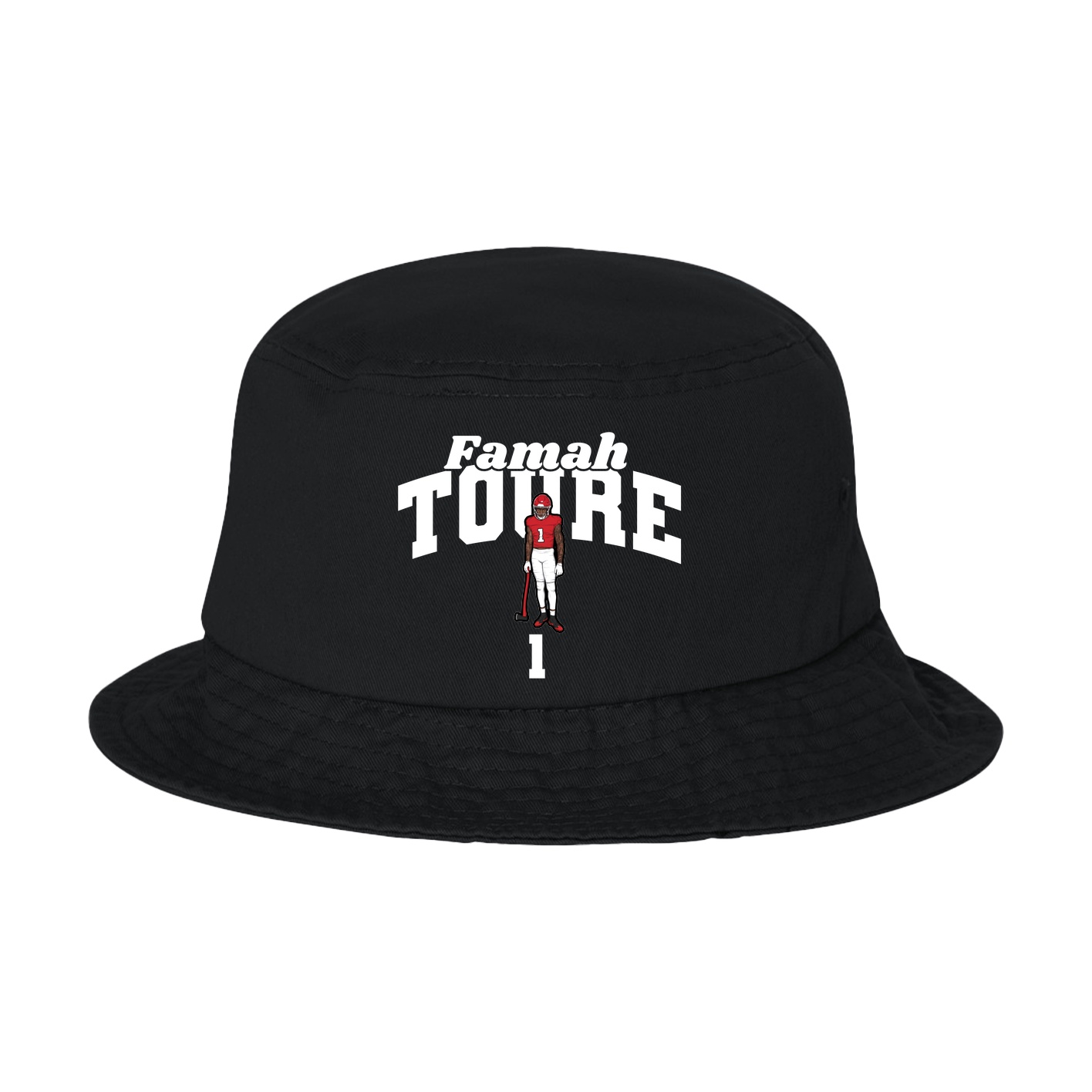 Bucket Cap — Signature Arch in Black