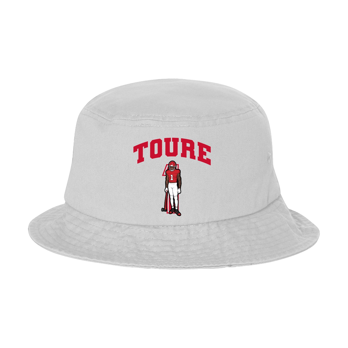 Bucket Cap — Number in White