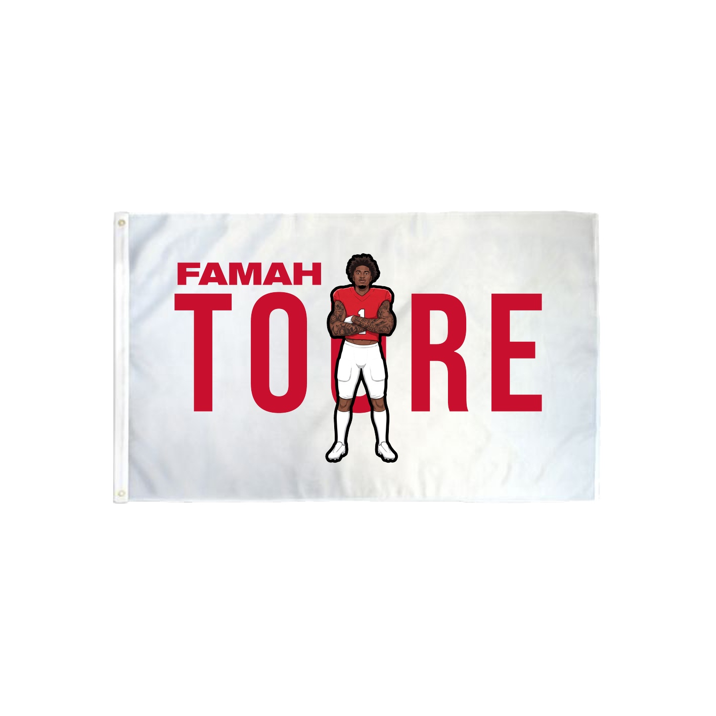 3x5 Flag — Player Name in Classic