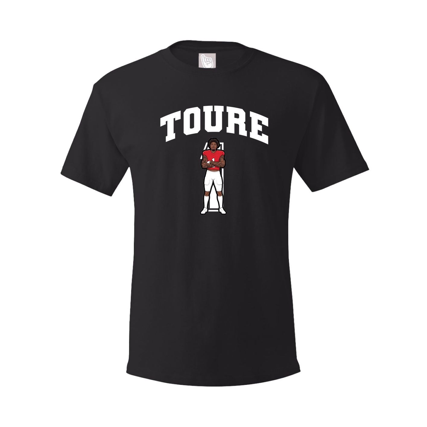Youth Tee — Number in Black