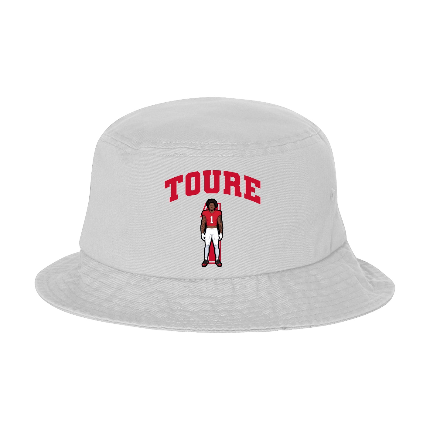Bucket Cap — Number in White