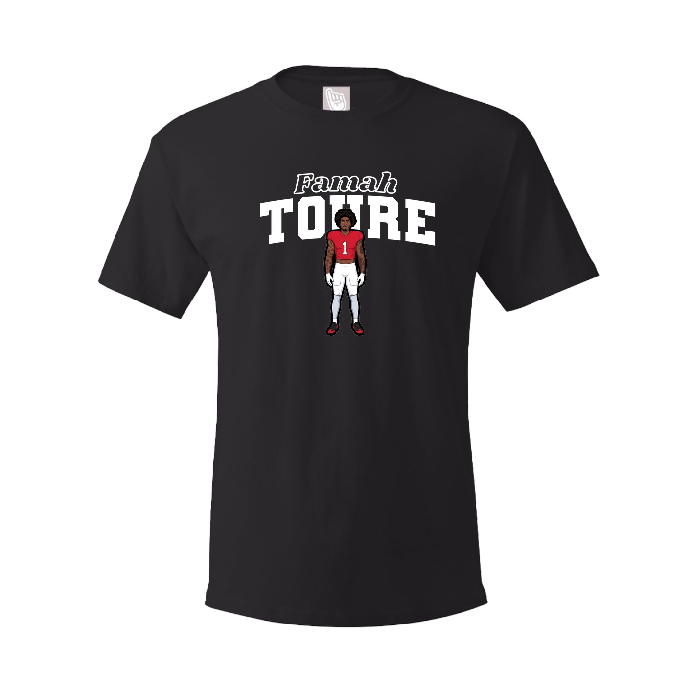 Youth Tee — Name Arch in Black