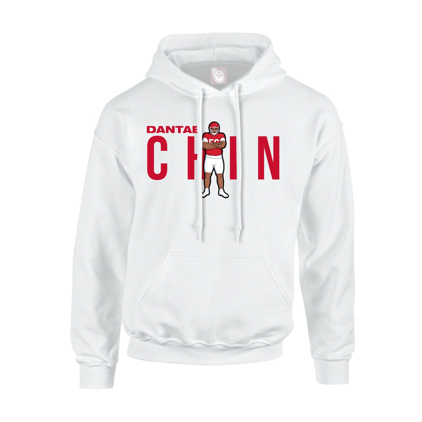 Hoodie — Player Name in White