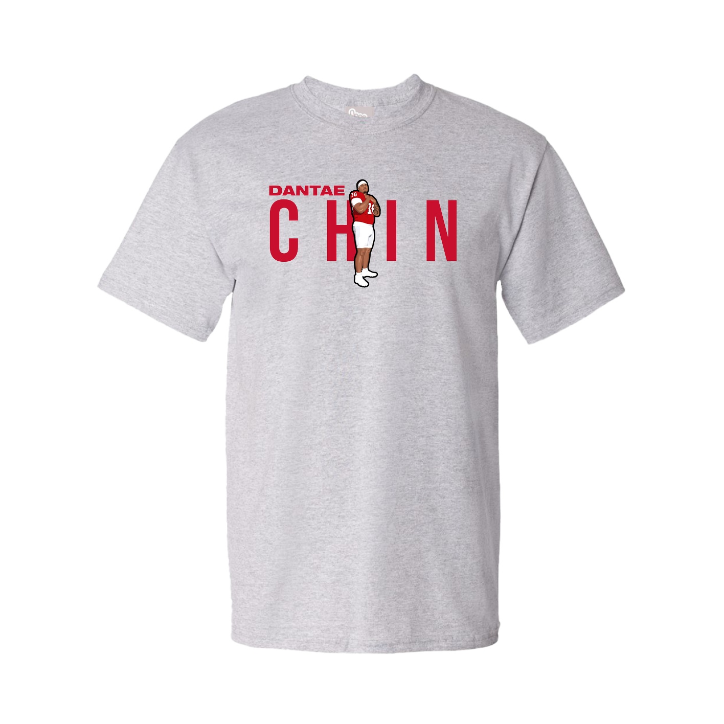 Youth Tee — Player Name in Grey