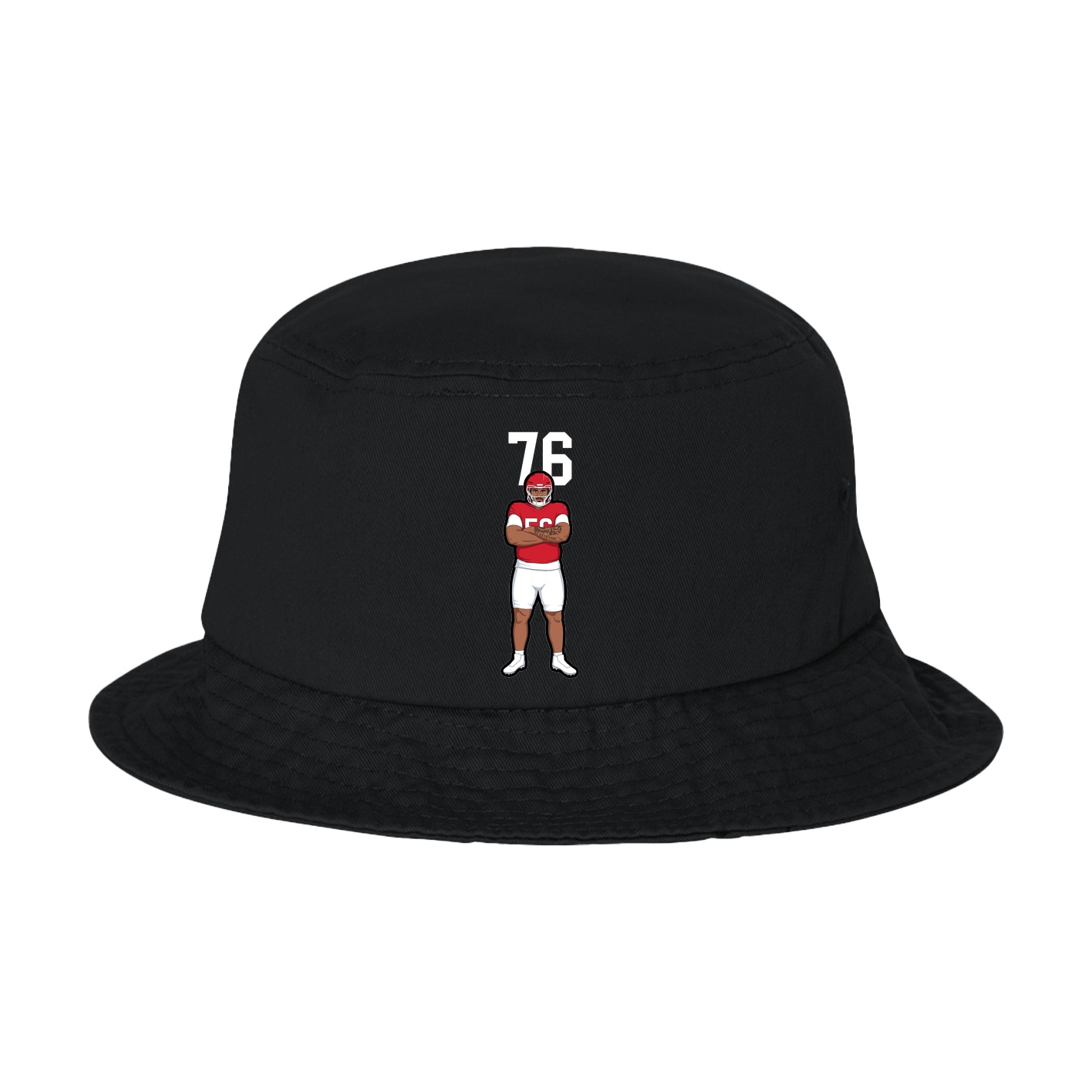 Bucket Cap — Number Top in Black