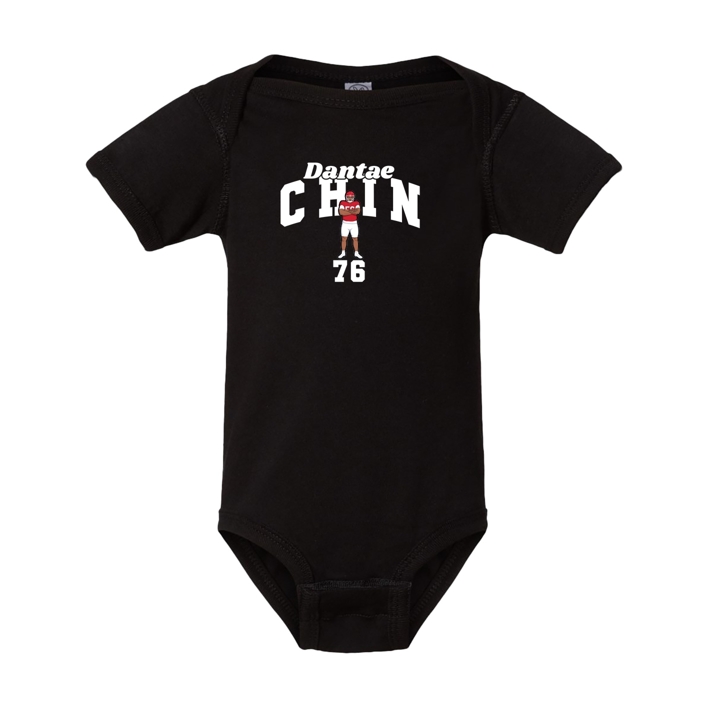 Baby Onesie — Signature Arch in Black