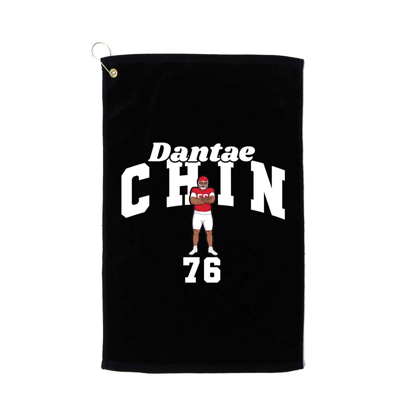 Golf Towel — Signature Arch in Black