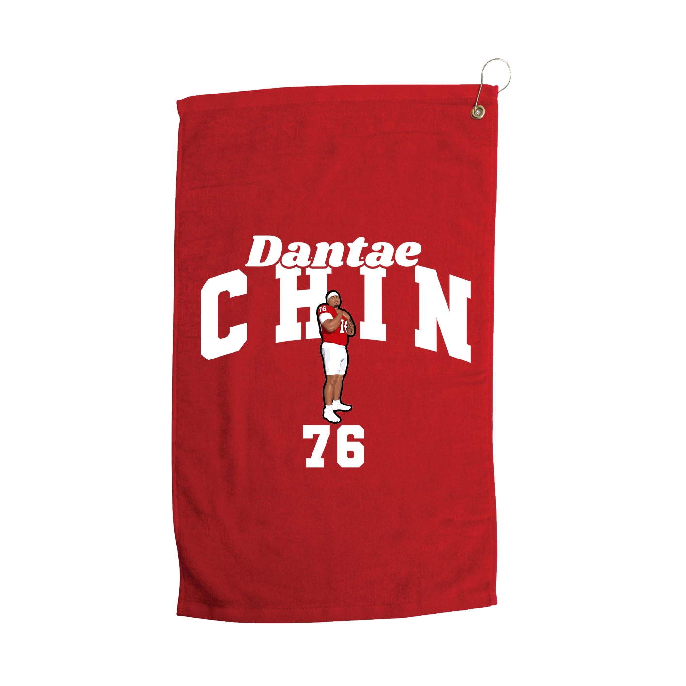 Golf Towel — Signature Arch in Red