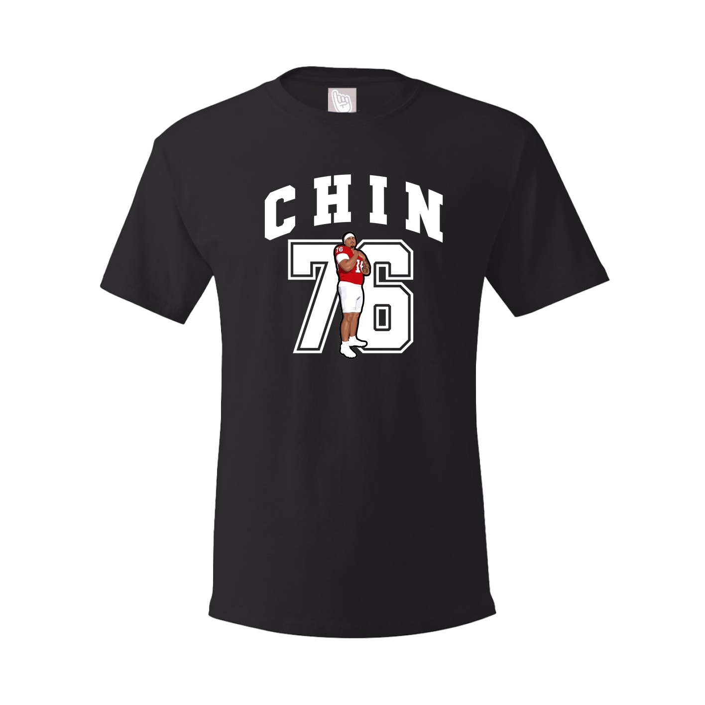 Youth Tee — Number in Black