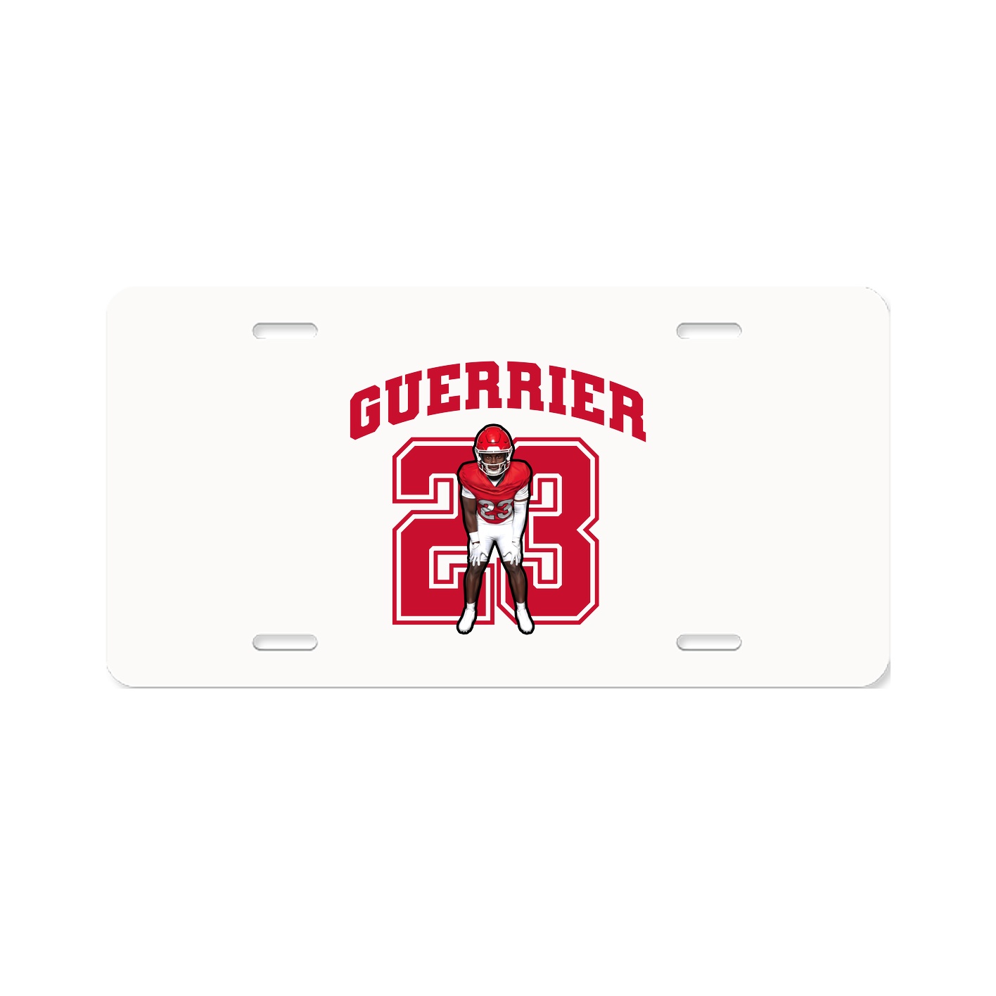 License Plate — Number in Classic