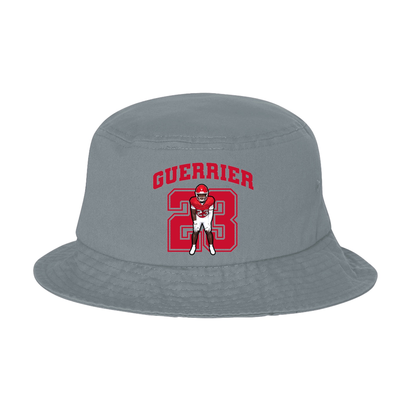 Bucket Cap — Number in Grey