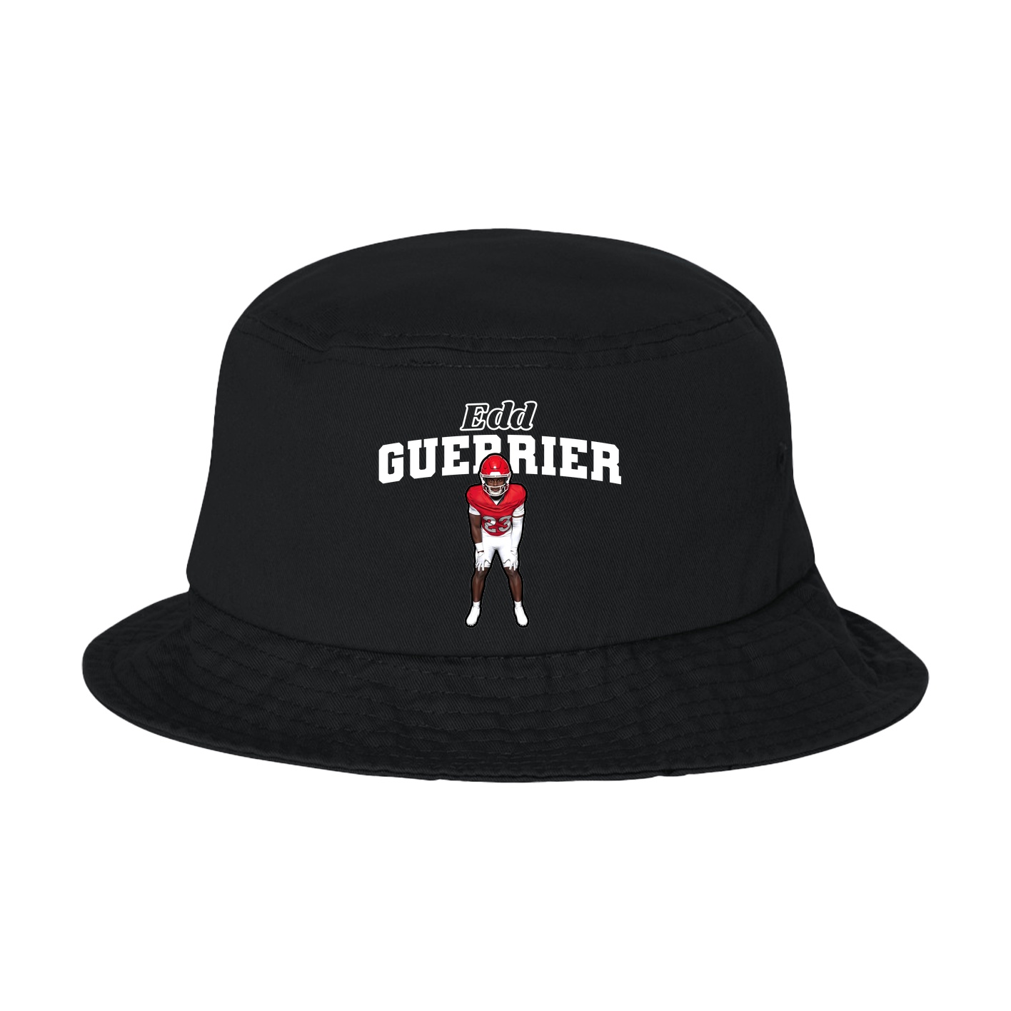Bucket Cap — Name Arch in Black