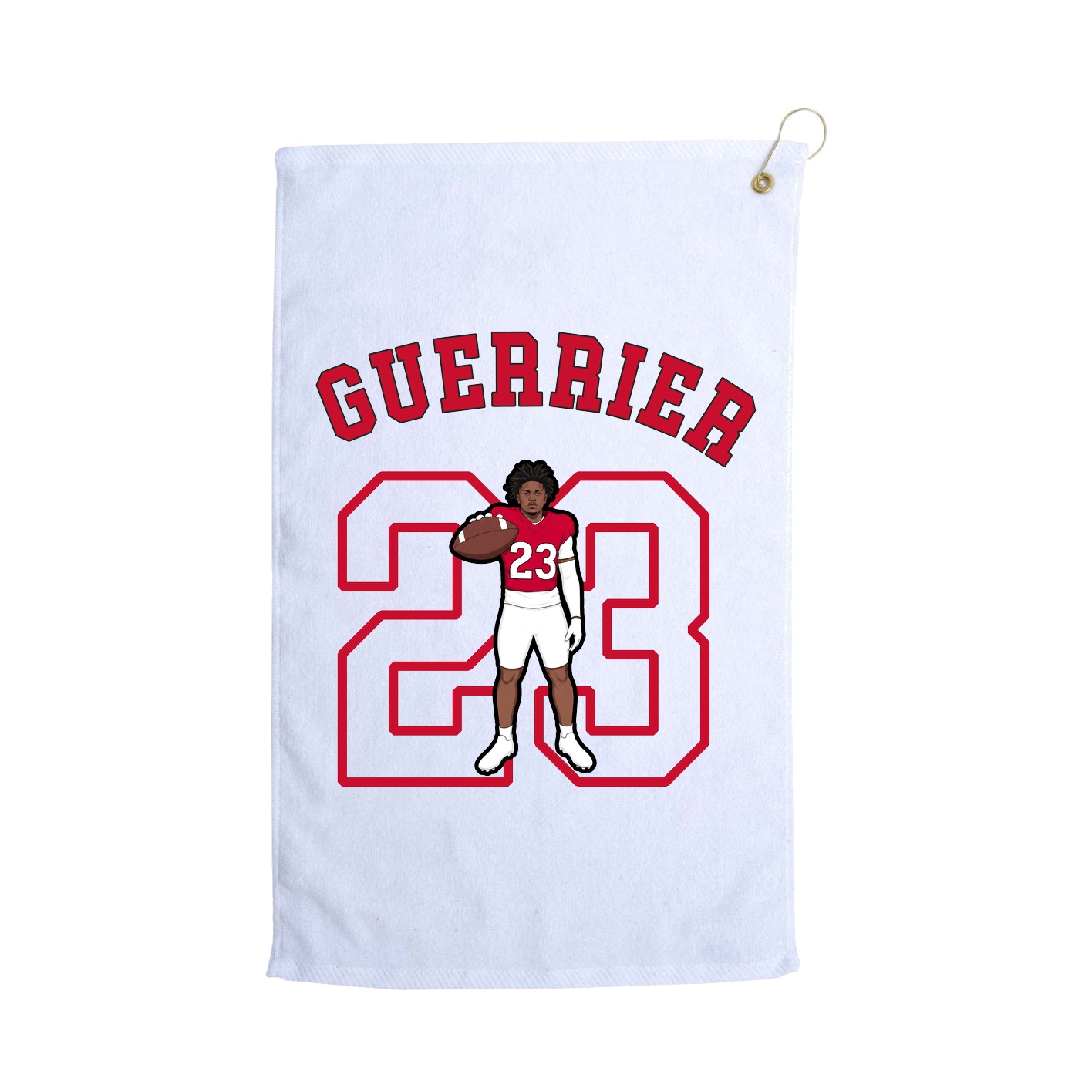 Golf Towel — Shirsey Arch in White