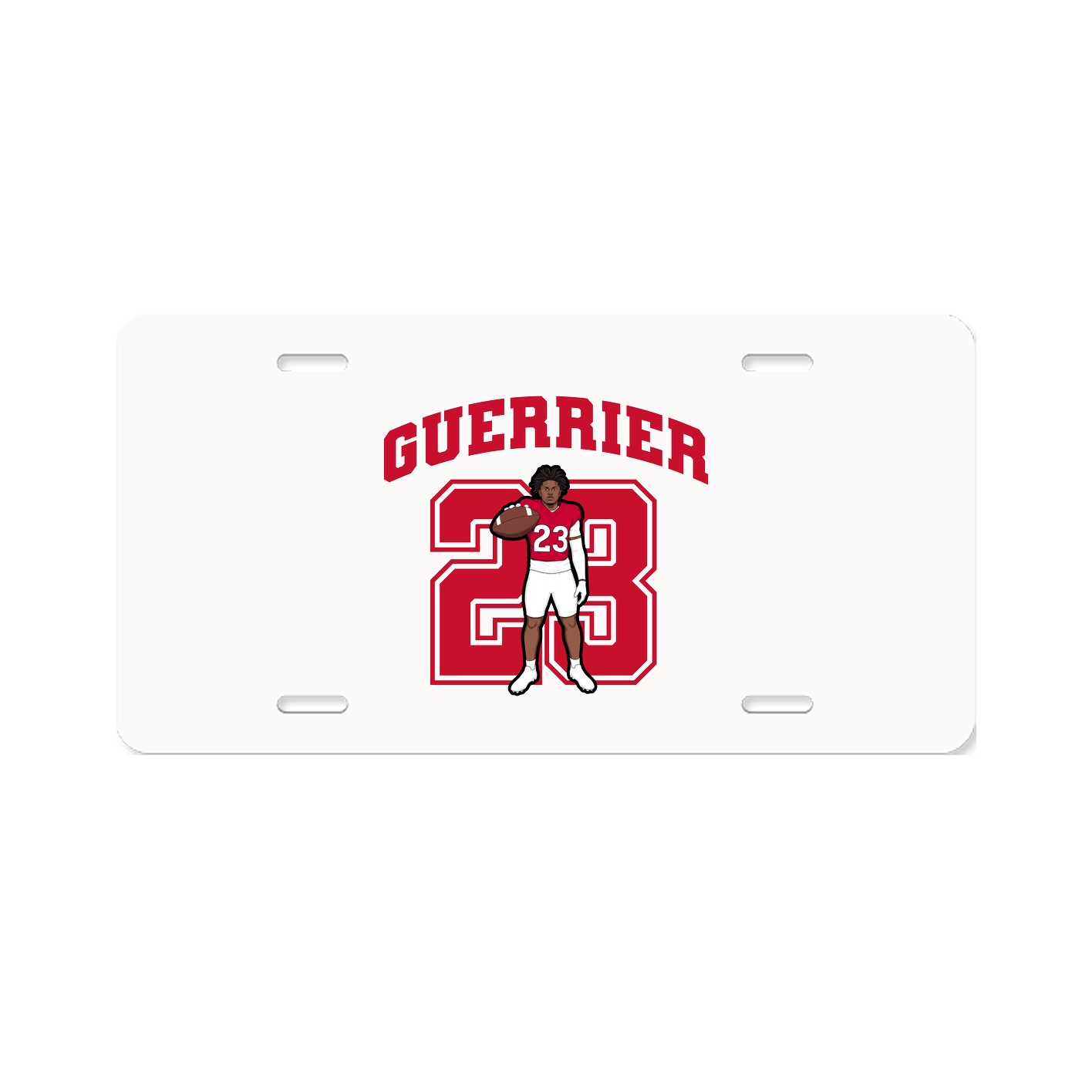 License Plate — Number in Classic