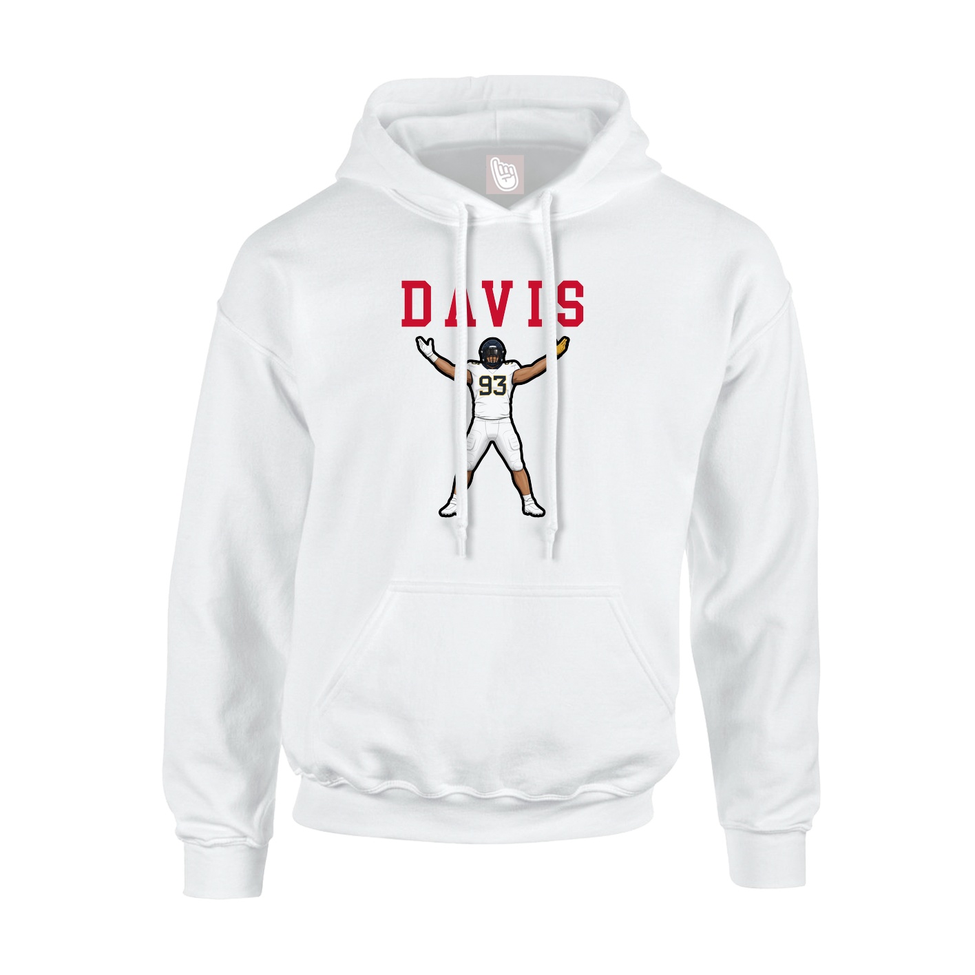 Youth Hoodie — Shirsey in White