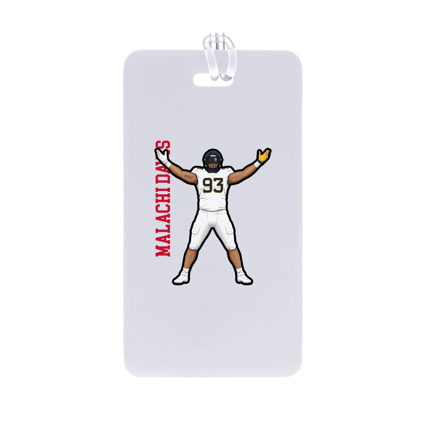 Bag Tag — Name Vertical in Classic