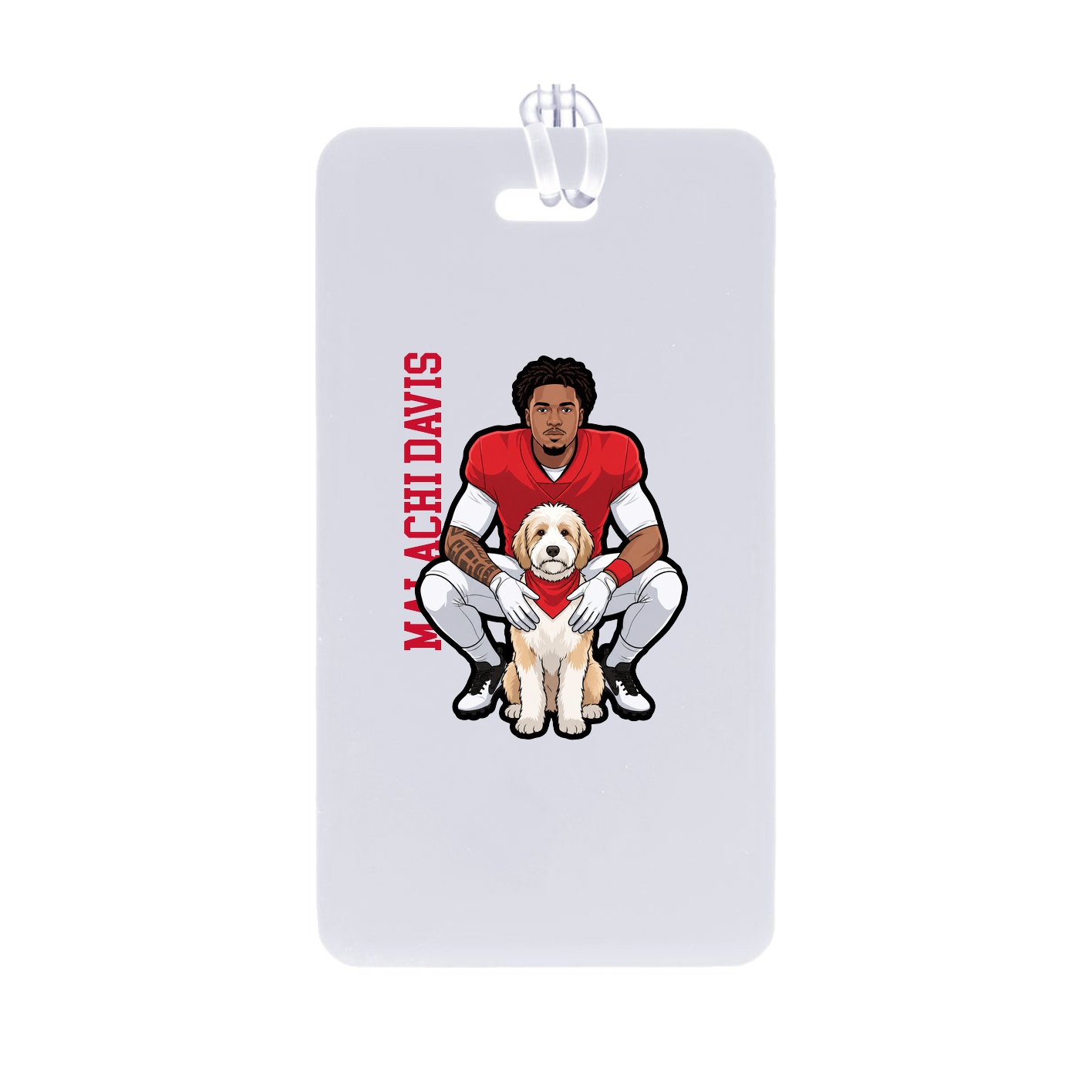 Bag Tag — Name Vertical in Classic