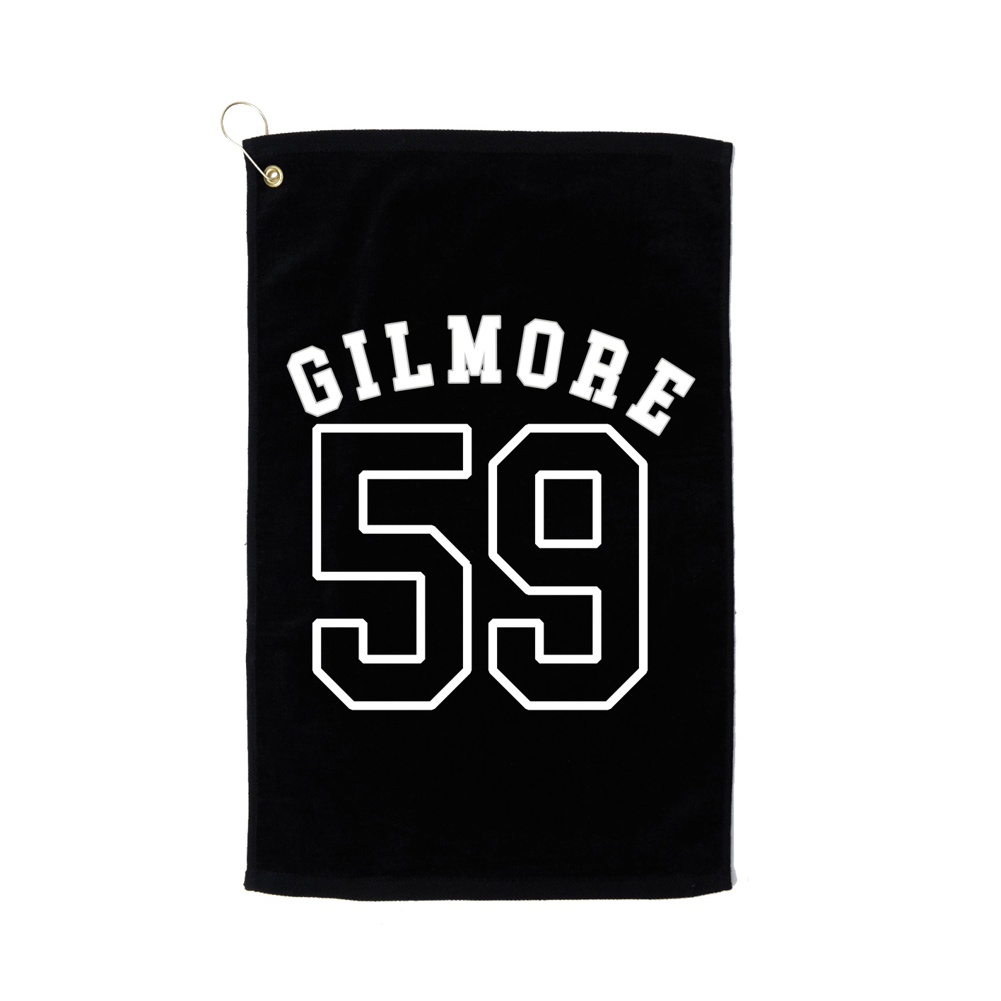 Golf Towel — Shirsey Arch in Black