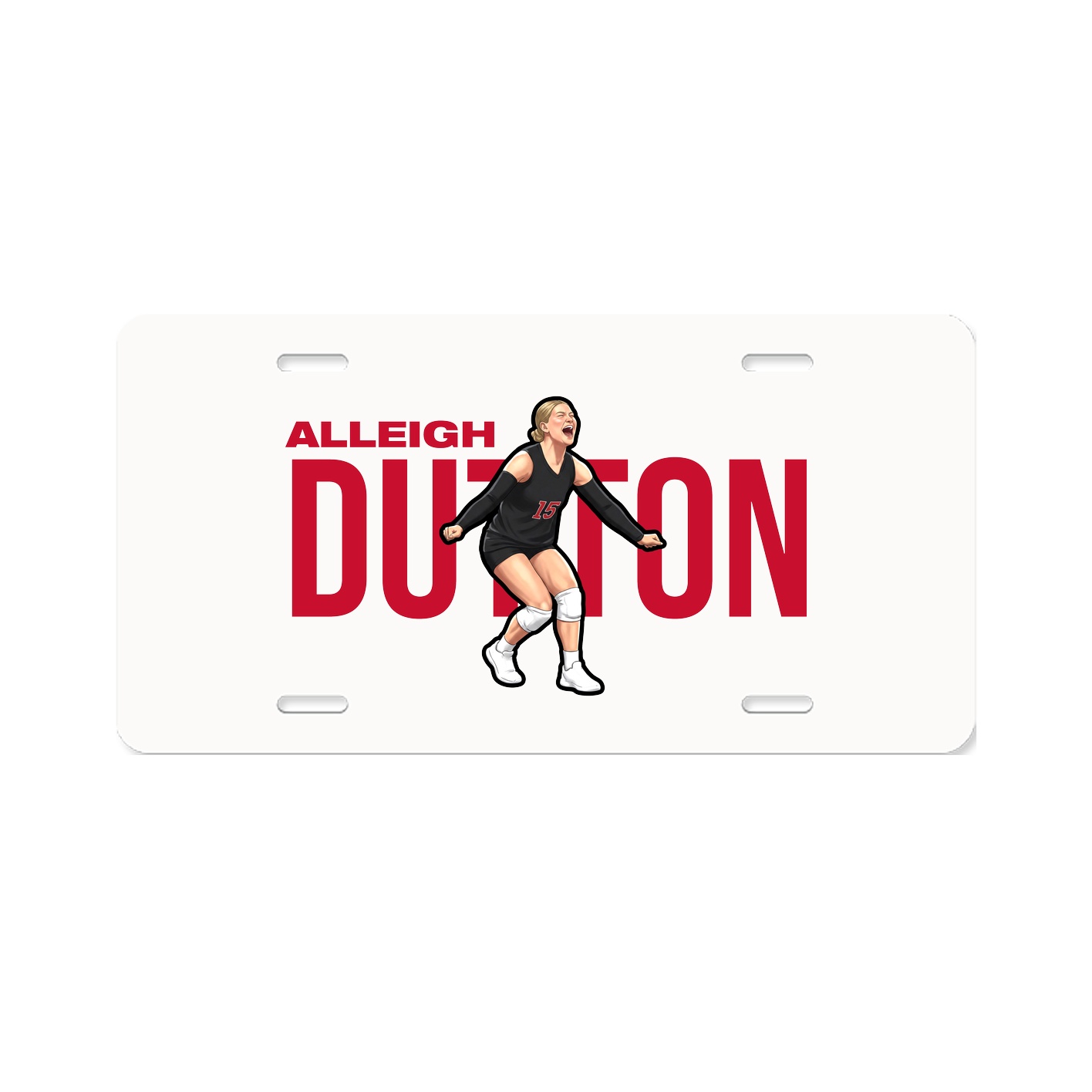 License Plate — Player Name in Classic