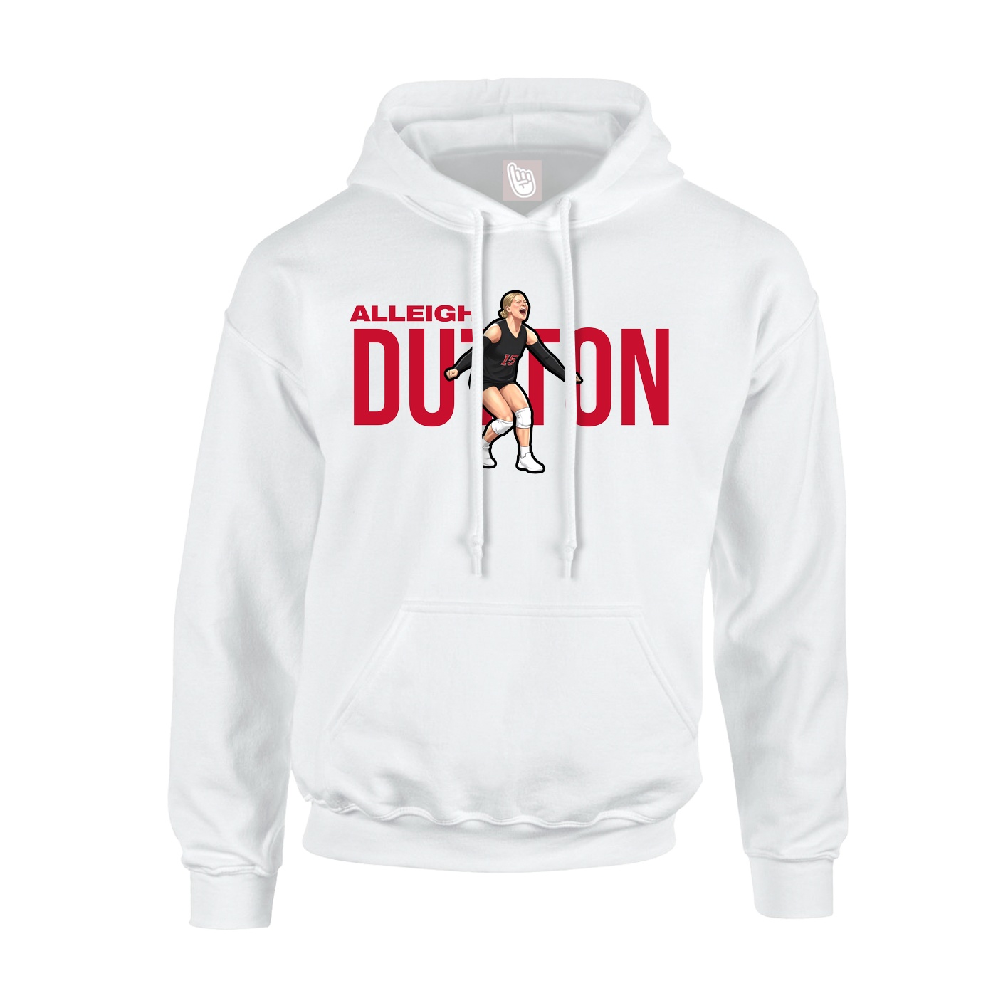 Hoodie — Player Name in White