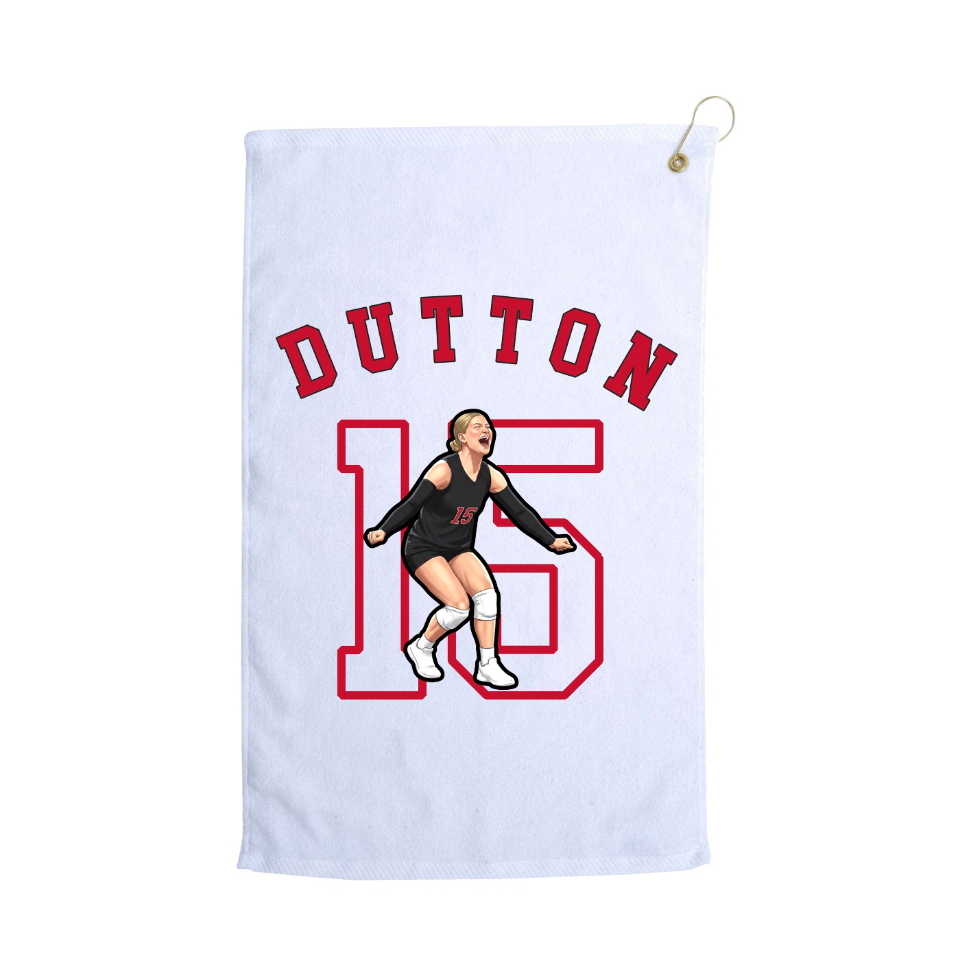 Golf Towel — Shirsey Arch in White